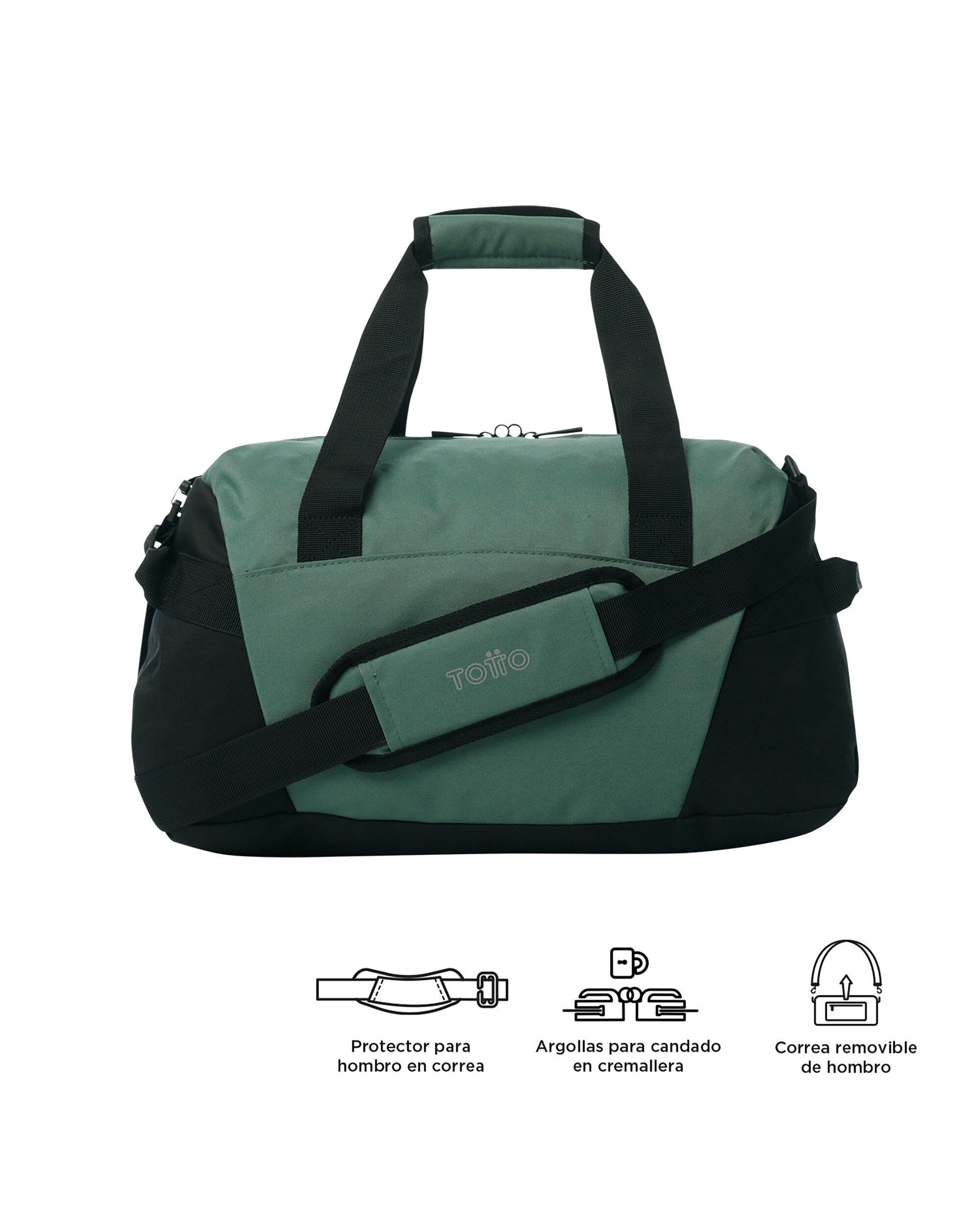 Bolsa pequeña Active Pro S con capacidad 20 L - Totto - Verde Verde-5