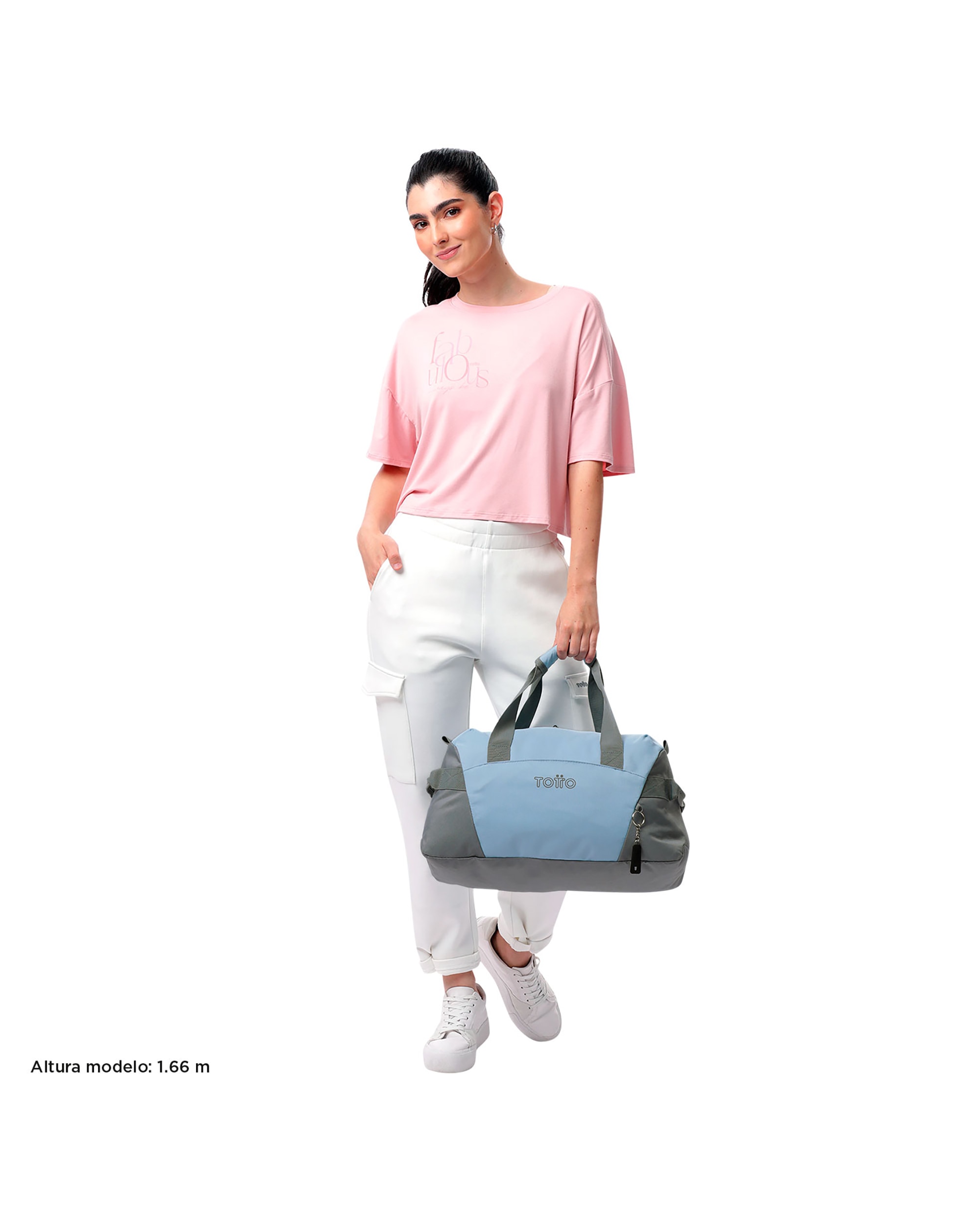 Bolsa pequeña Active Pro S con capacidad 20 L - Totto - Azul claro Azul claro-3