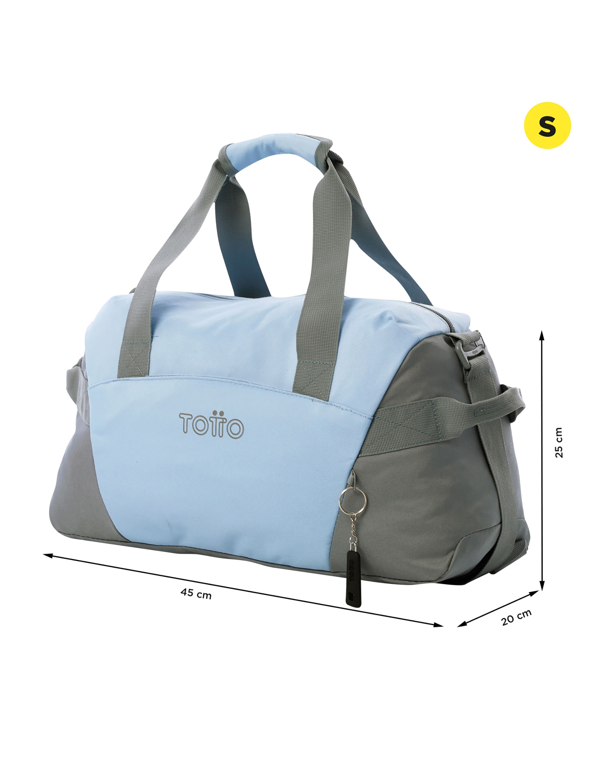 Bolsa pequeña Active Pro S con capacidad 20 L - Totto - Azul claro Azul claro-4