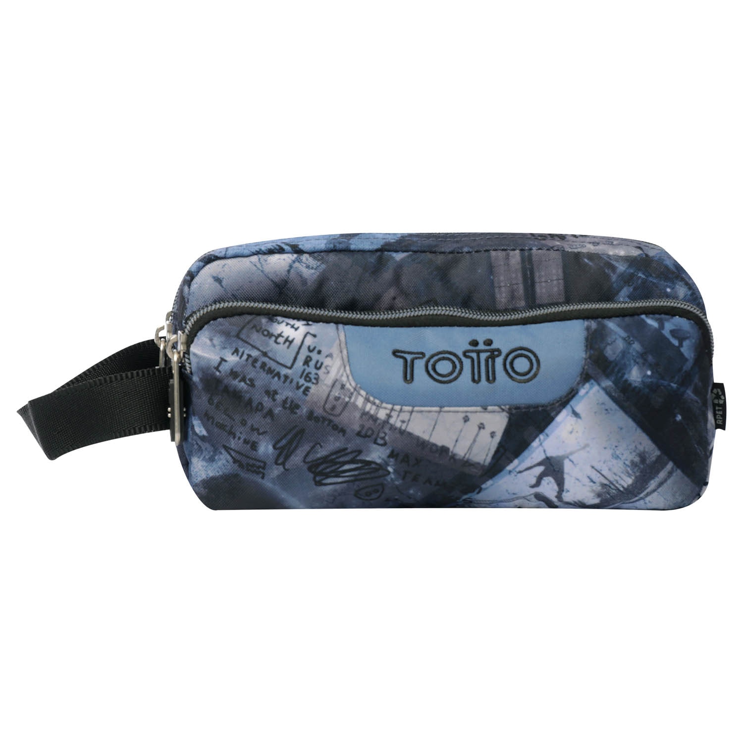 Estuche Totto Agapec Film 3 compartimentos.