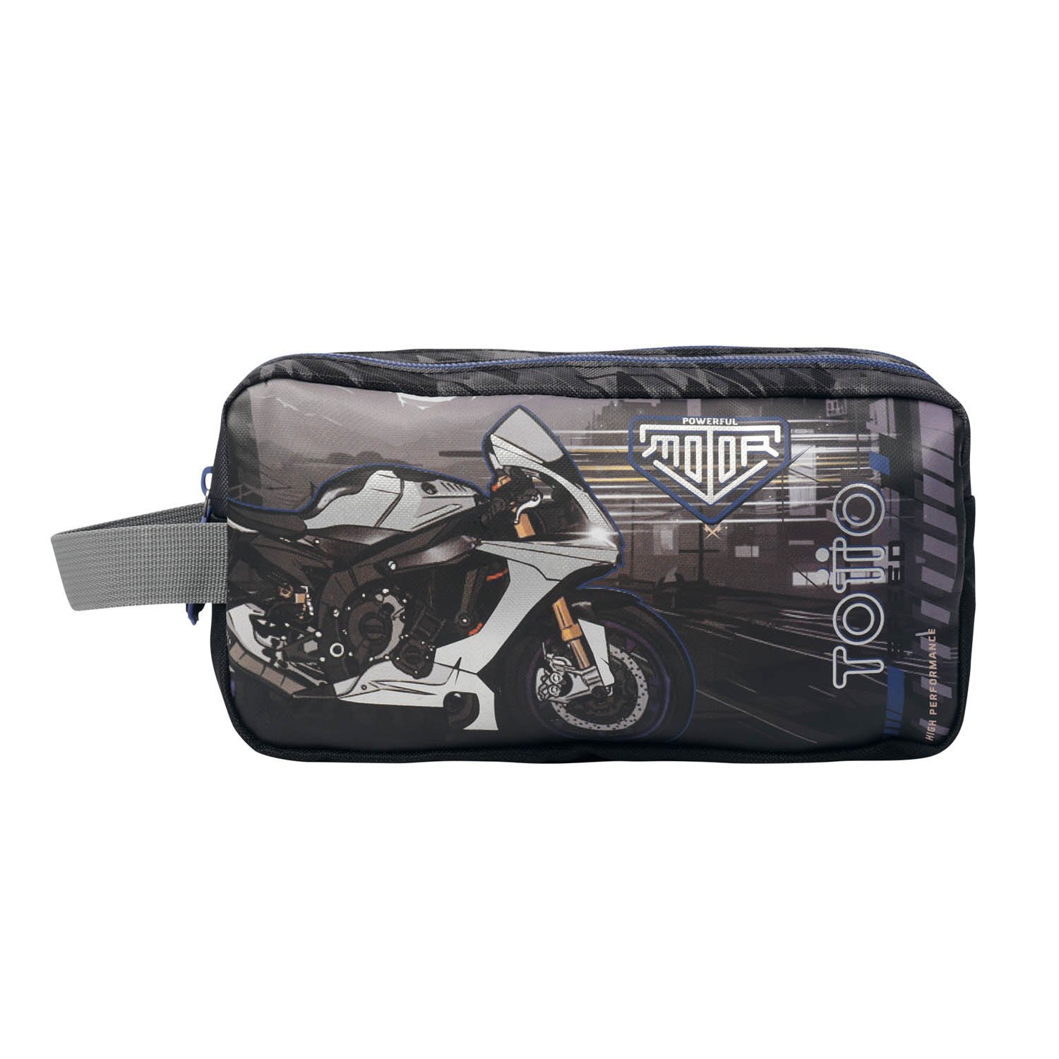 Estuche Totto Helmet Racer 2 compartimentos.