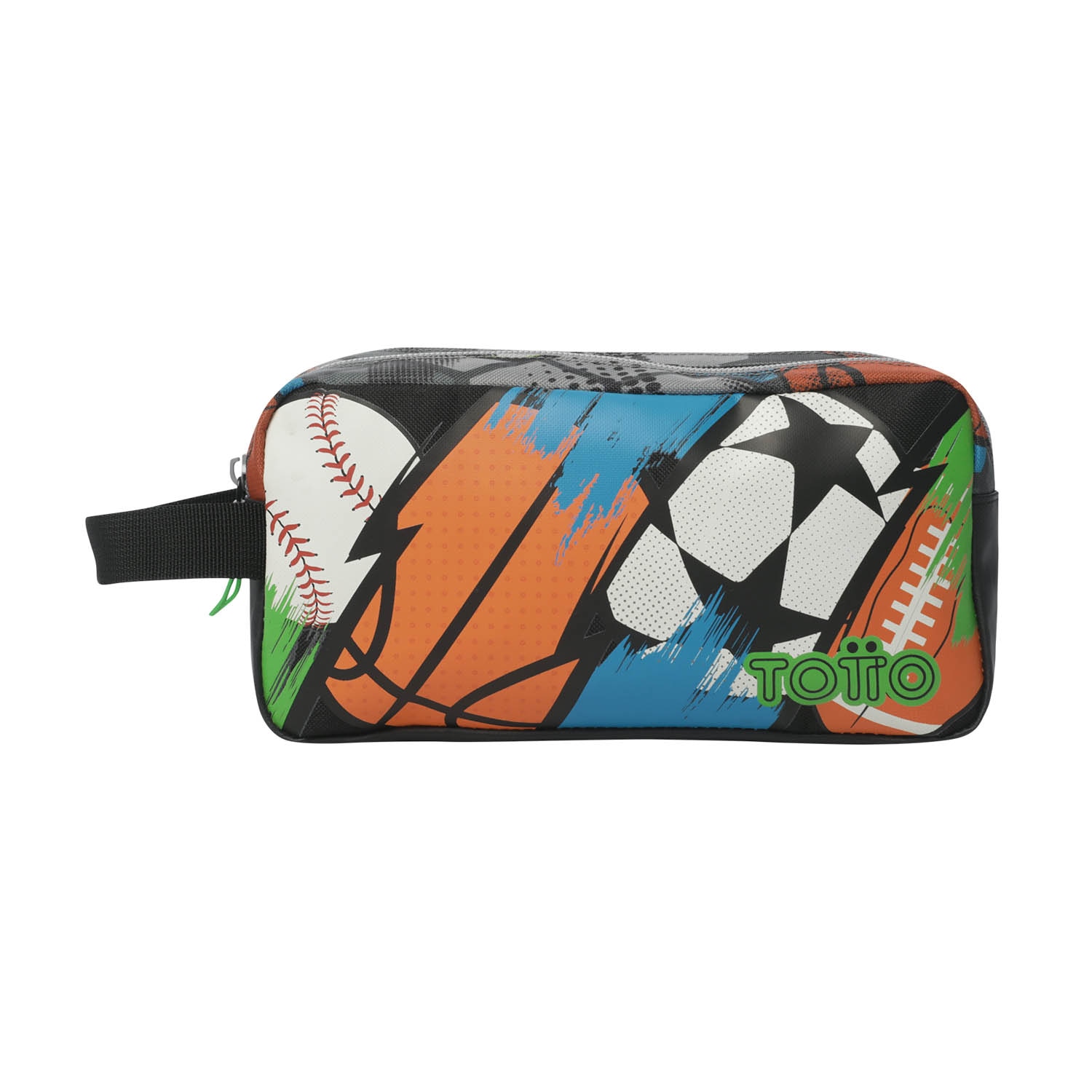 Estuche infantil totto multisport con 2 compartimentos Multicolor-1