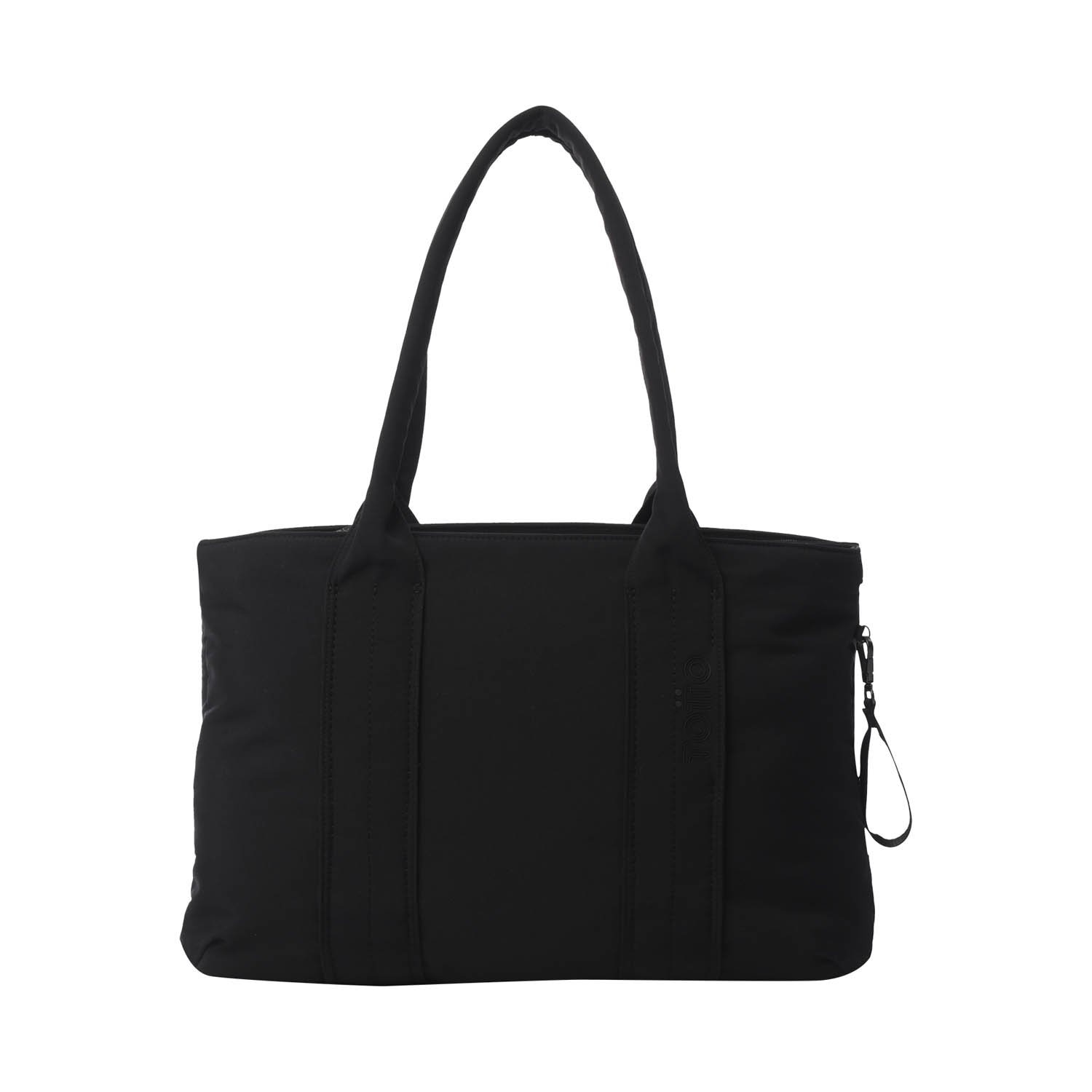 Bolso Totto Sicilia Negro mediano capacidad 17.42L.