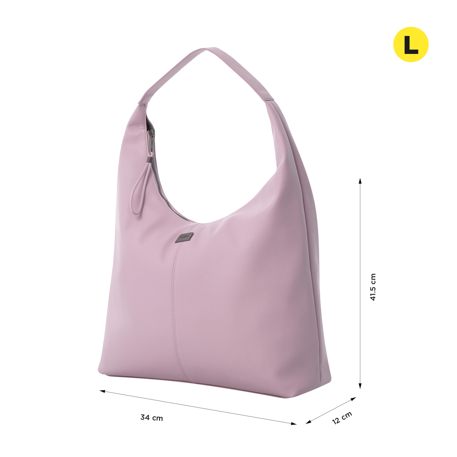 Bolso Totto Smooth L mediano capacidad 16.93L Lila-3