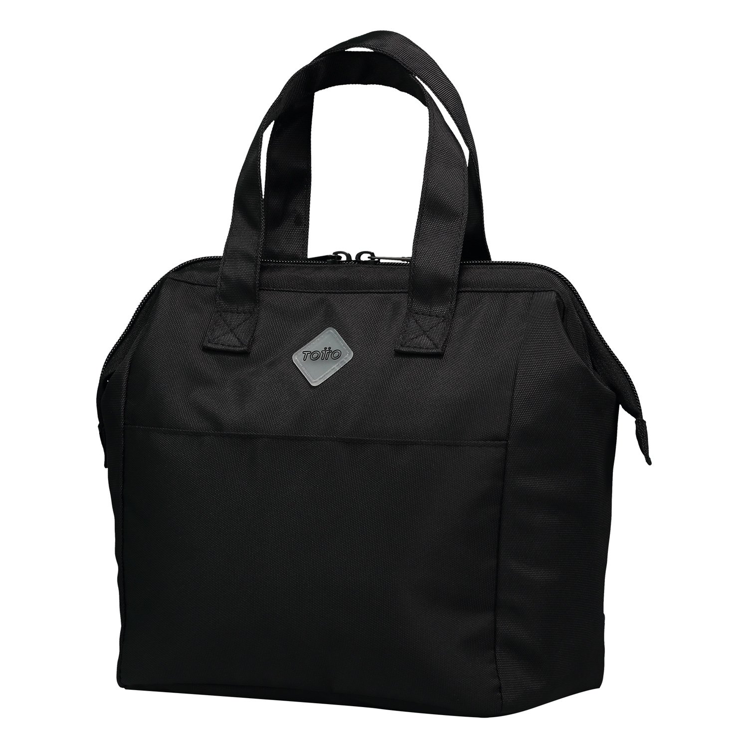 Bolso negro totto hot sale