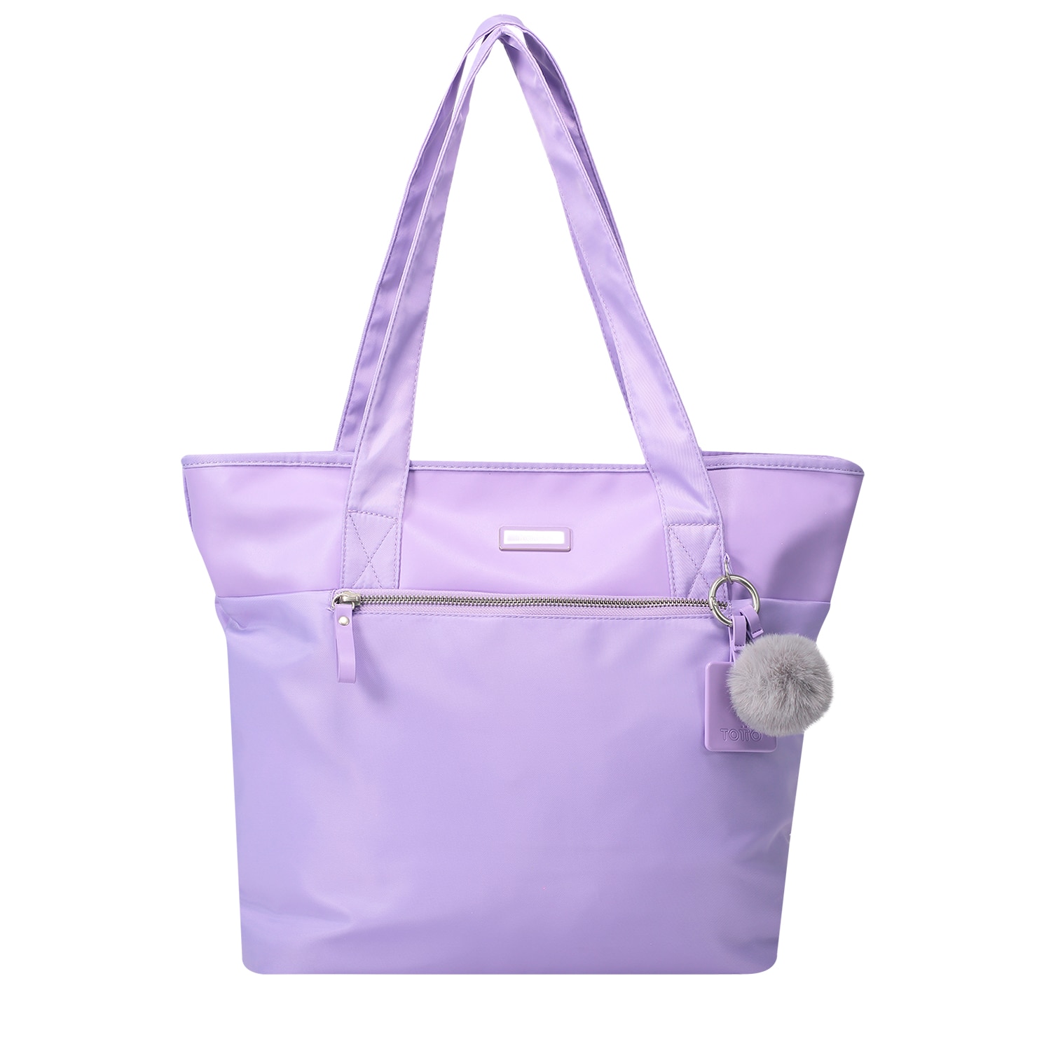 Bolso Totto 2 Adelaide color morado.