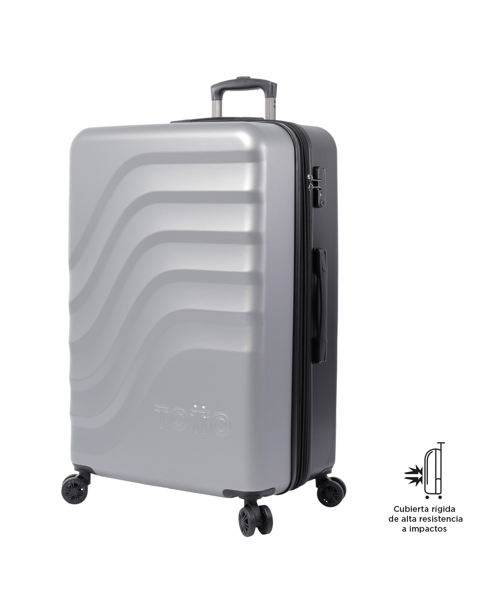 Imagen 3 de Maleta Grande Bazy rígida con capacidad 100 L - Gris Gris