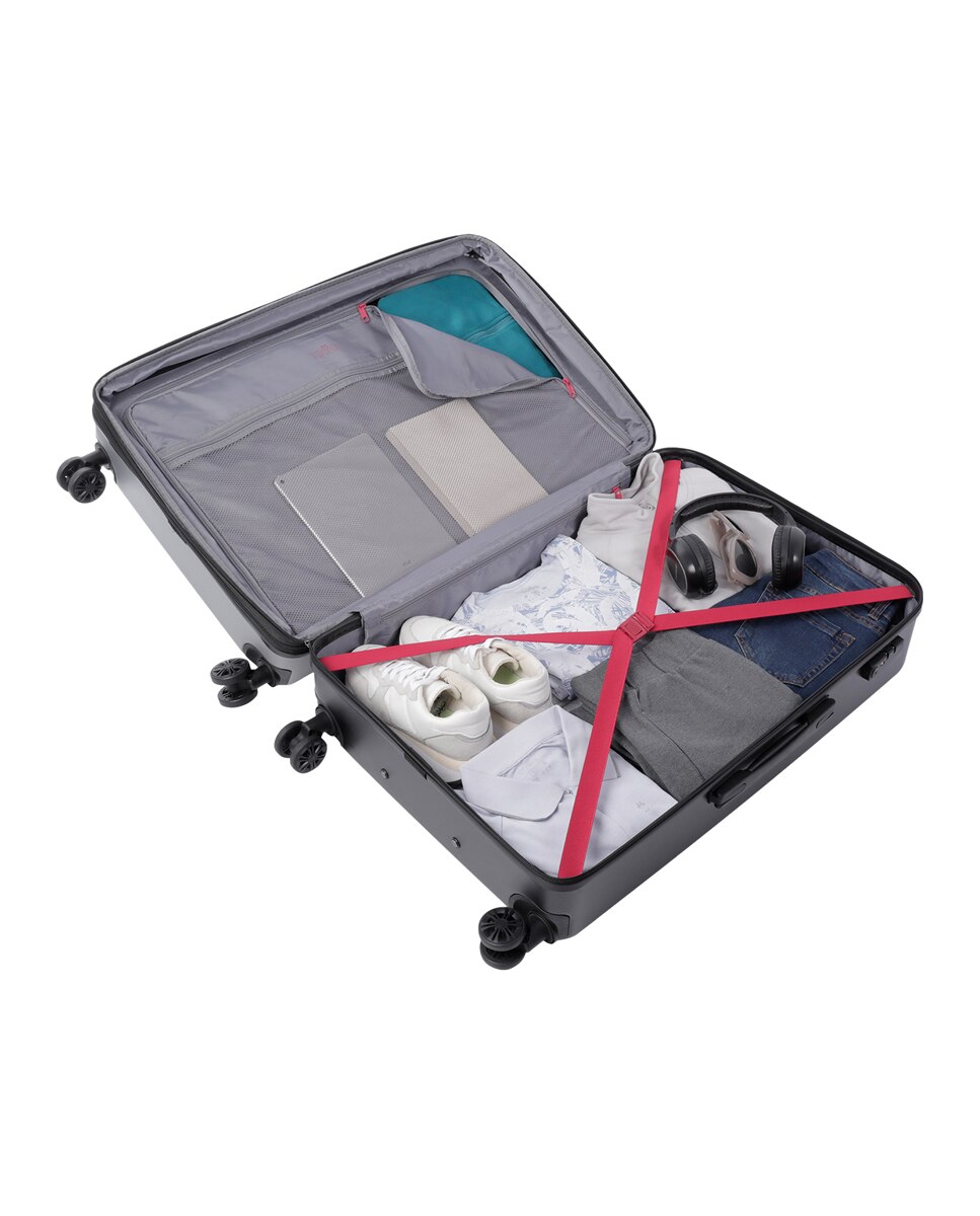 Imagen 4 de Maleta Grande Bazy rígida con capacidad 100 L - Gris Gris