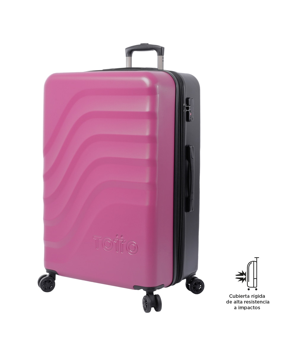 Imagen 3 de Maleta Grande Bazy rígida con capacidad 100 L - Rosa Rosa