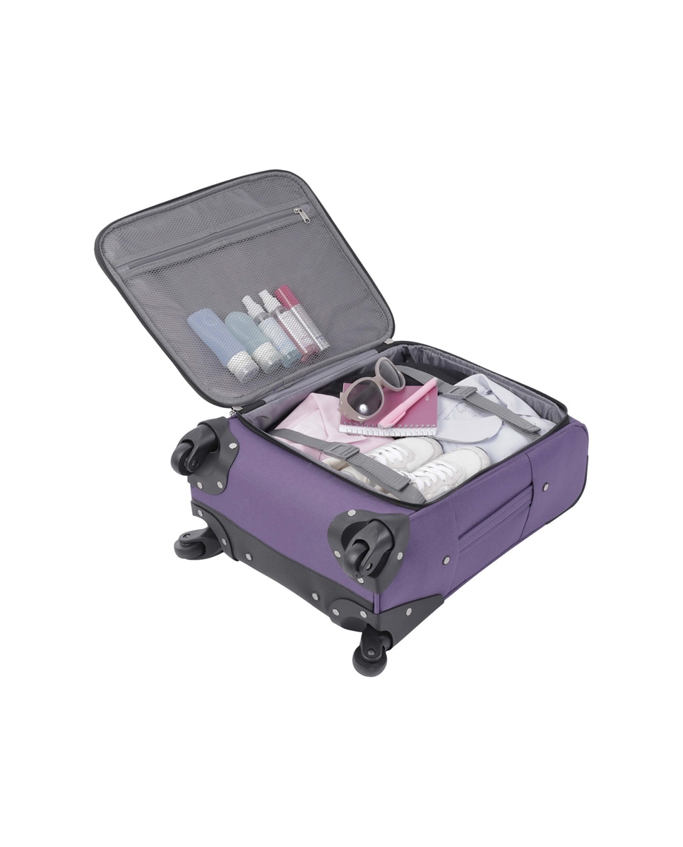 Maleta pequeña Andromeda 20 blanda con capacidad 28 L - Totto - Morado Morado-5