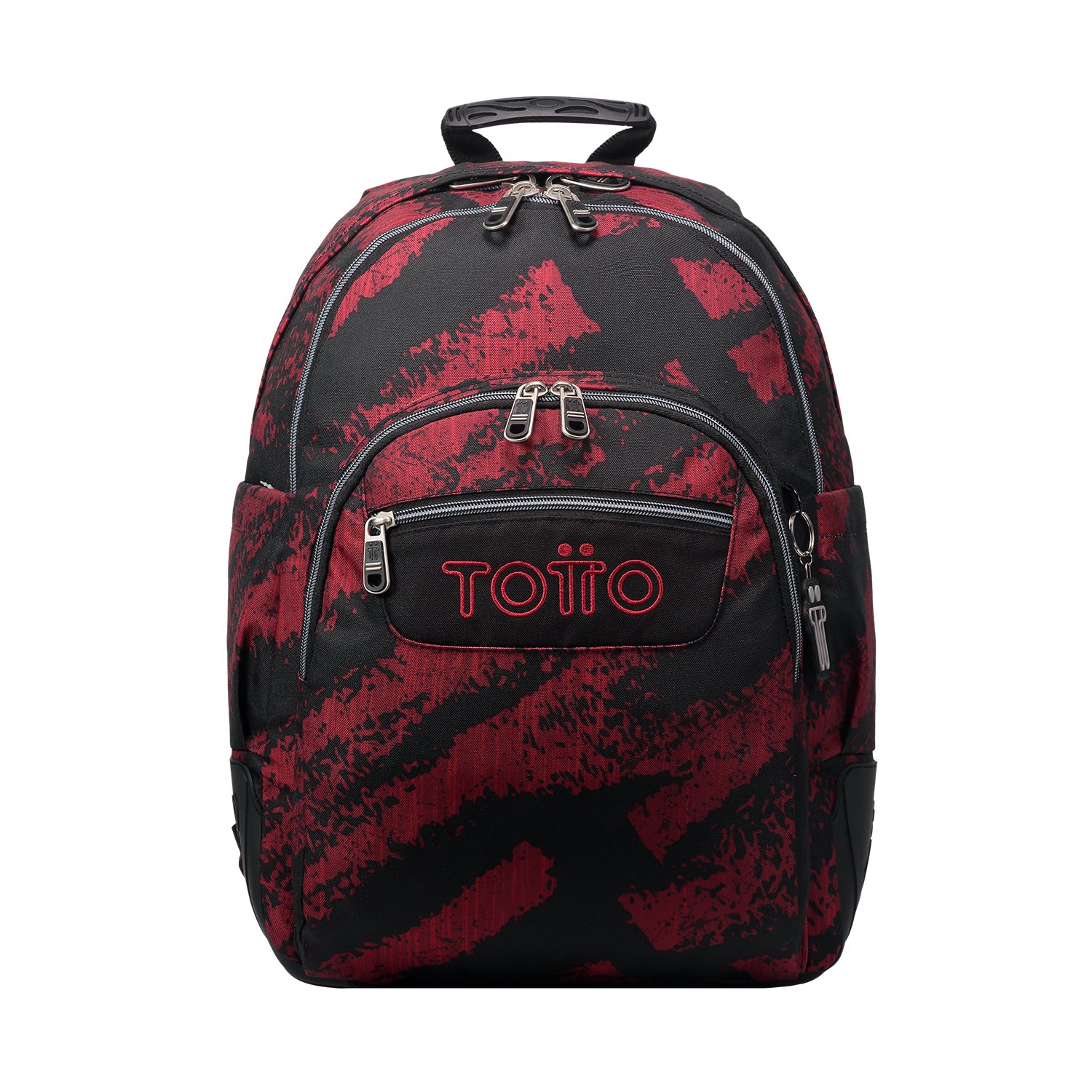 Mochila Totto Crayoles escolar tiza roja.