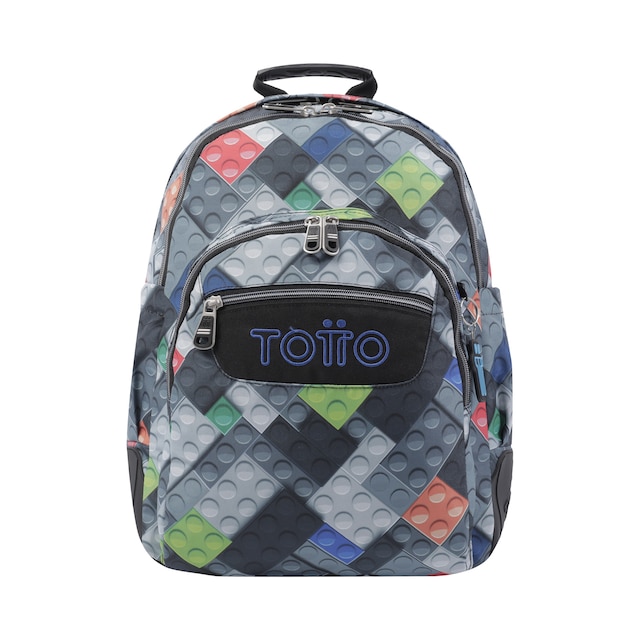 Imagen 0 de Mochila Totto Crayoles escolar bloques