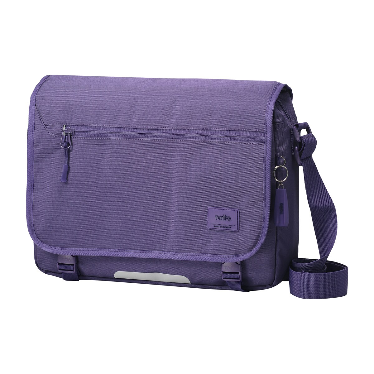 Bandolera Totto Caspio eco friendly color morado · Totto · El