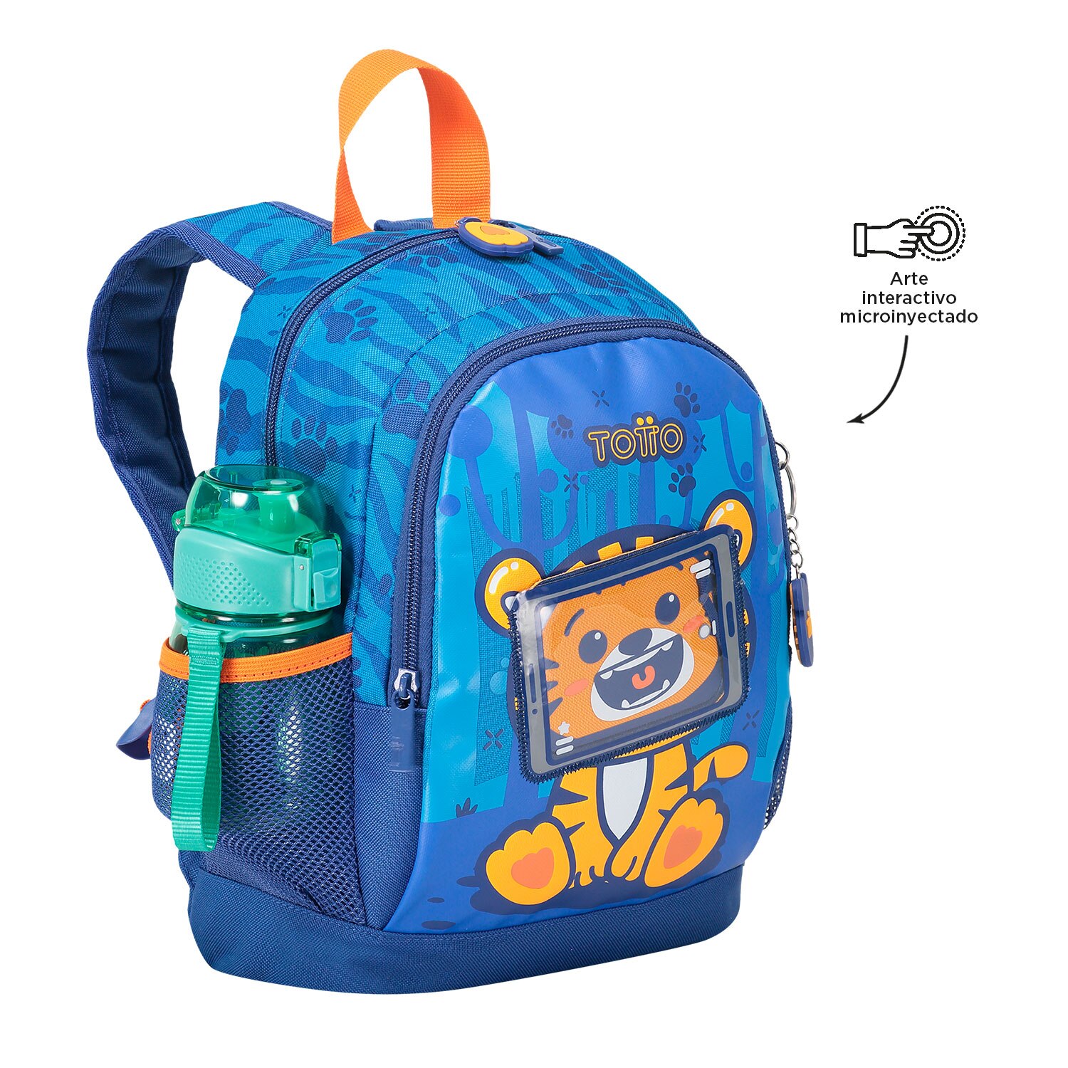 Mochila escolar Totto Azul-5