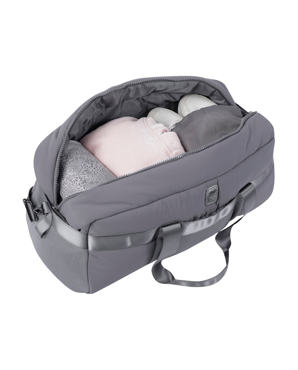 Bolsa de viaje Pixie grande color gris - Totto - Gris oscuro Gris oscuro-5