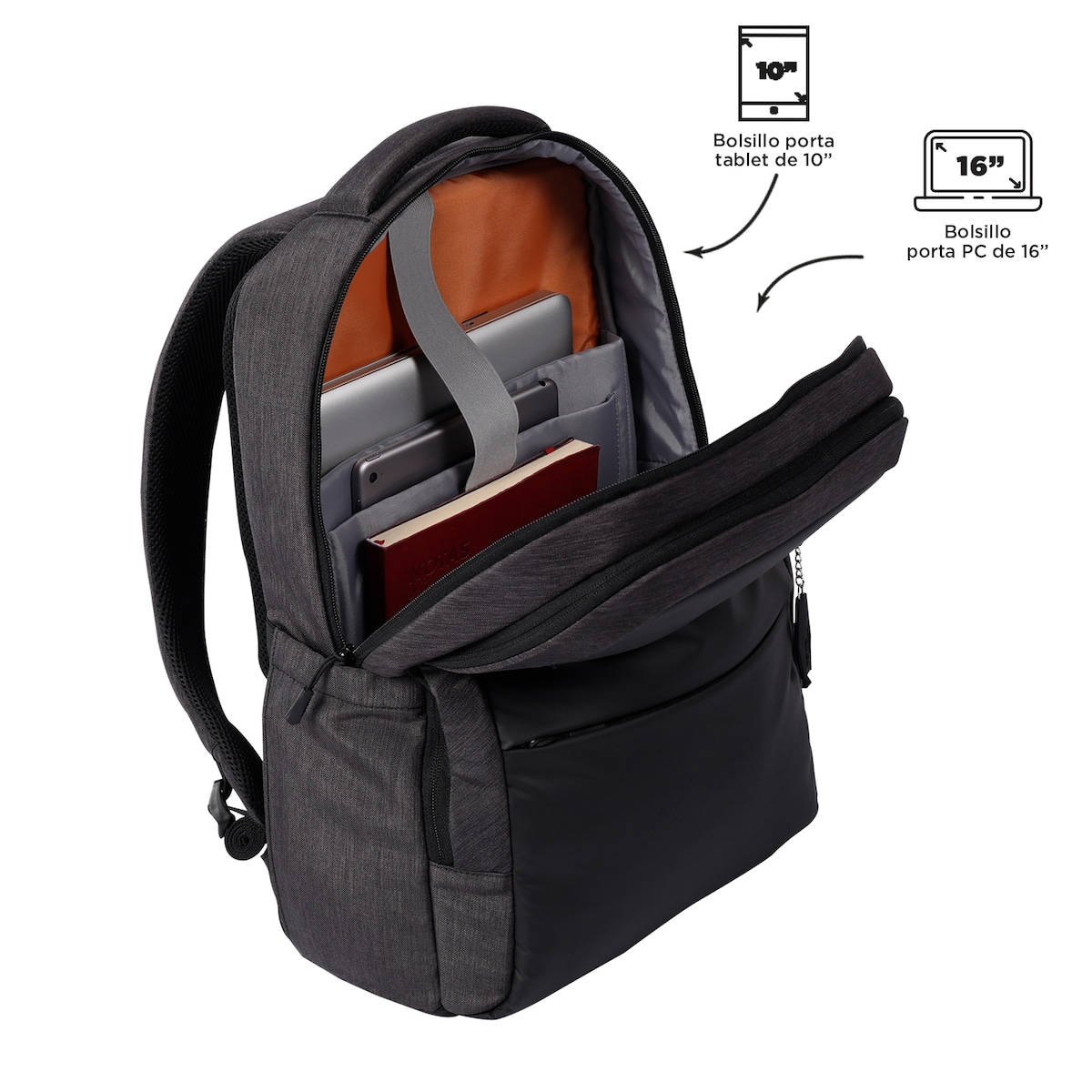 Mochila Totto Dallas casual porta PC para hombre · Totto · El