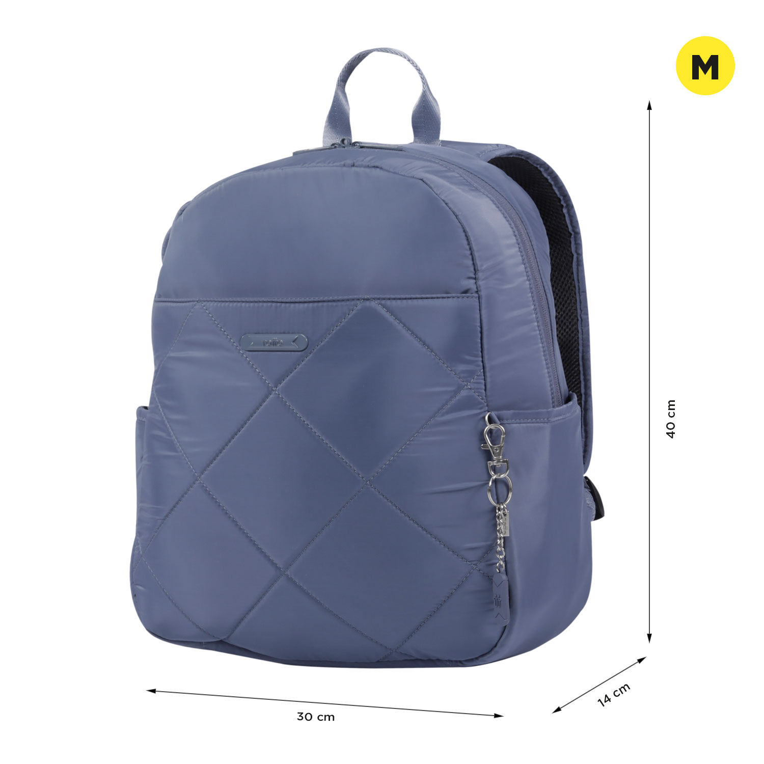 Mochila Totto Arlet casual para mujer Azul-2