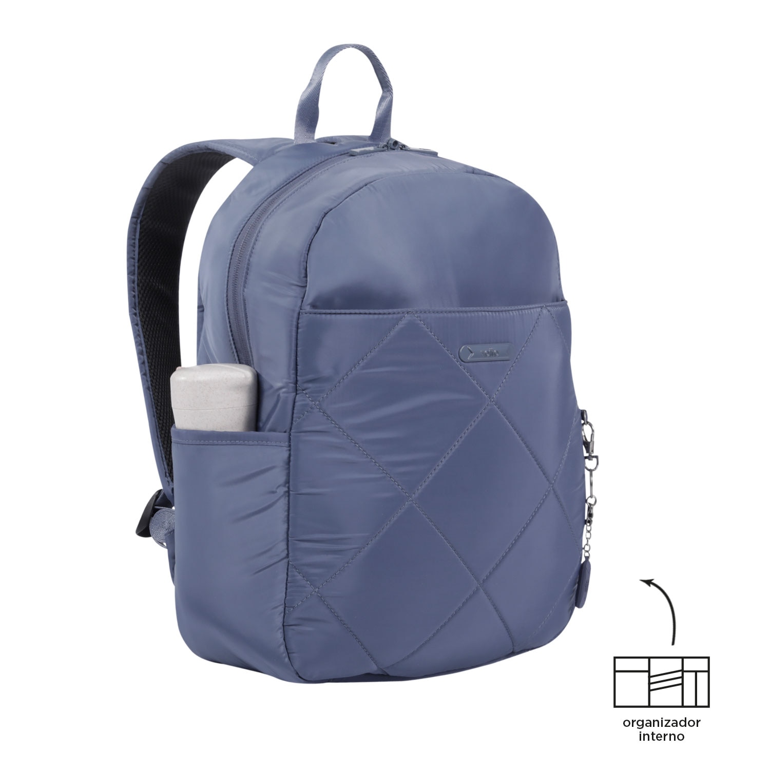 Mochila Totto Arlet casual para mujer Azul-6