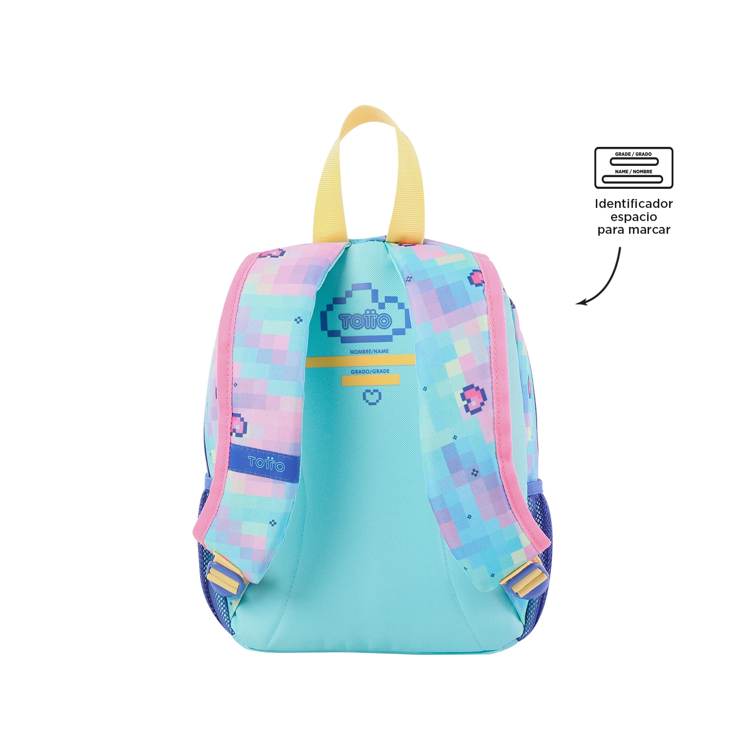 Mochila Totto infantil pequeña Azul celeste-3