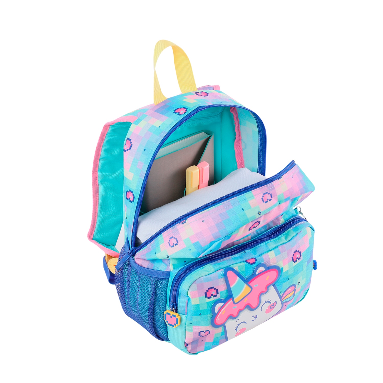 Mochila Totto infantil pequeña Azul celeste-5