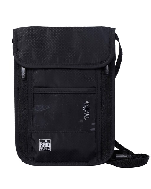 Imagen 0 de Porta Pasaporte Hang RFID Blocker negro