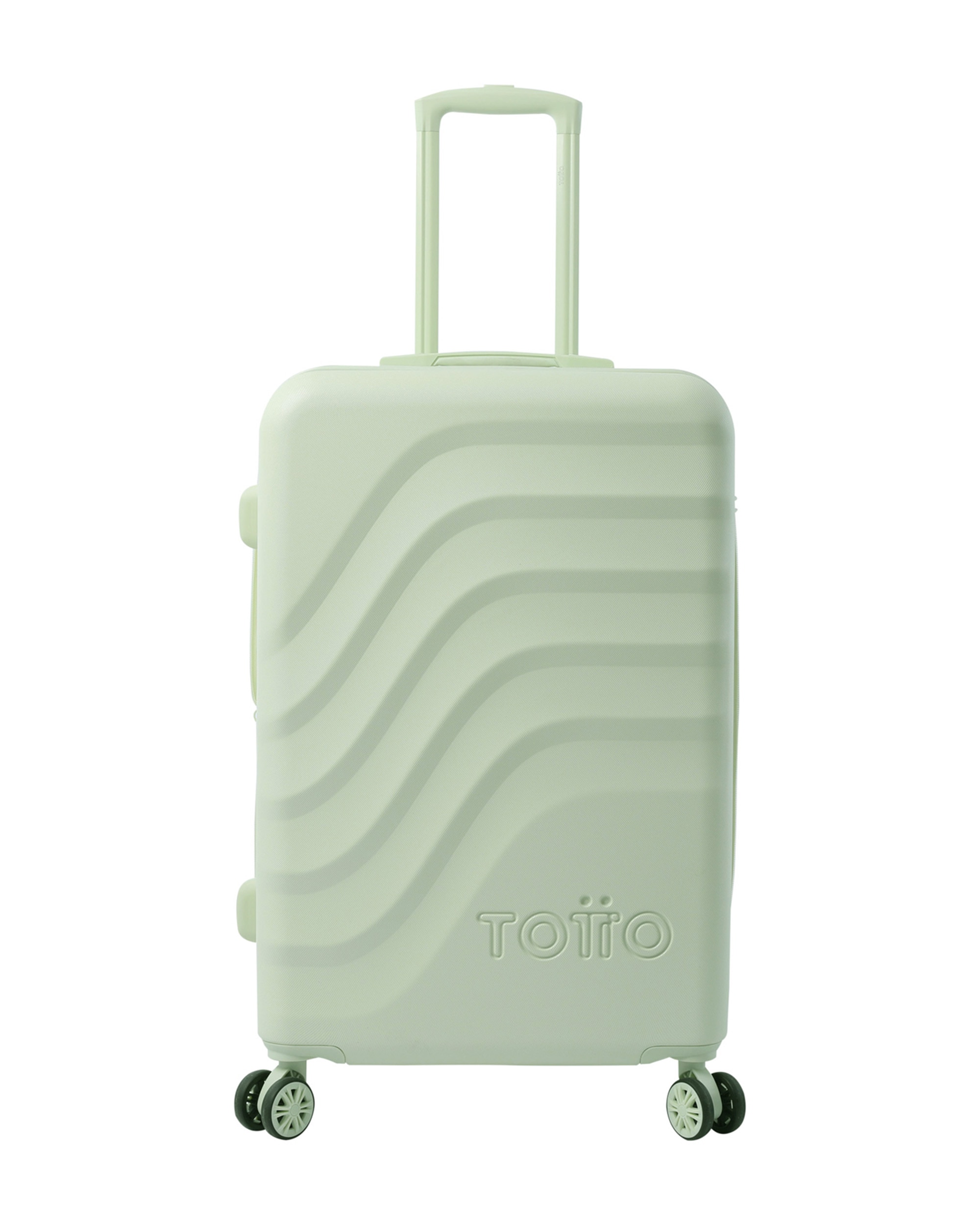 Imagen 0 de Maleta mediana Bazy rígida expandible con capacidad 64 L Verde morado