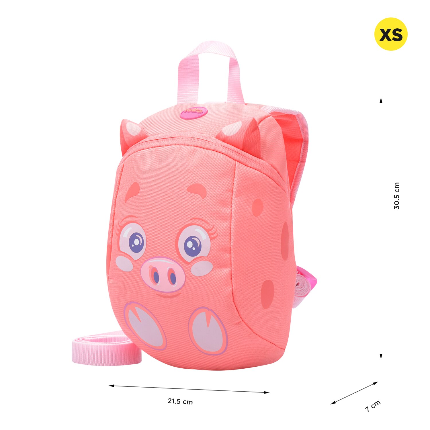 Imagen 2 de Mochila infantil totto cornejo con organizador interior y correa ajustable Rosa
