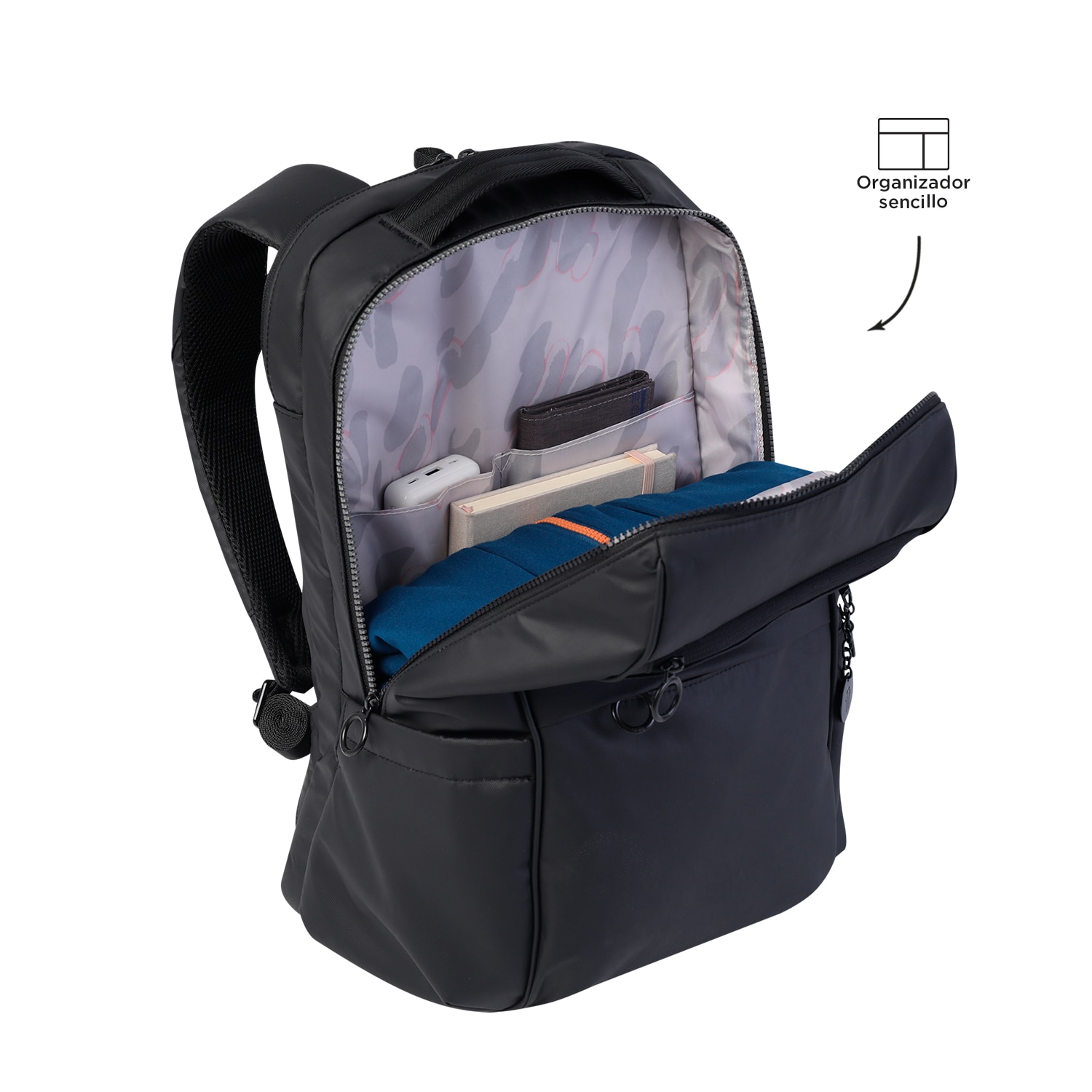 Mochila ejecutiva totto laila para portátil de 16” Negro-5