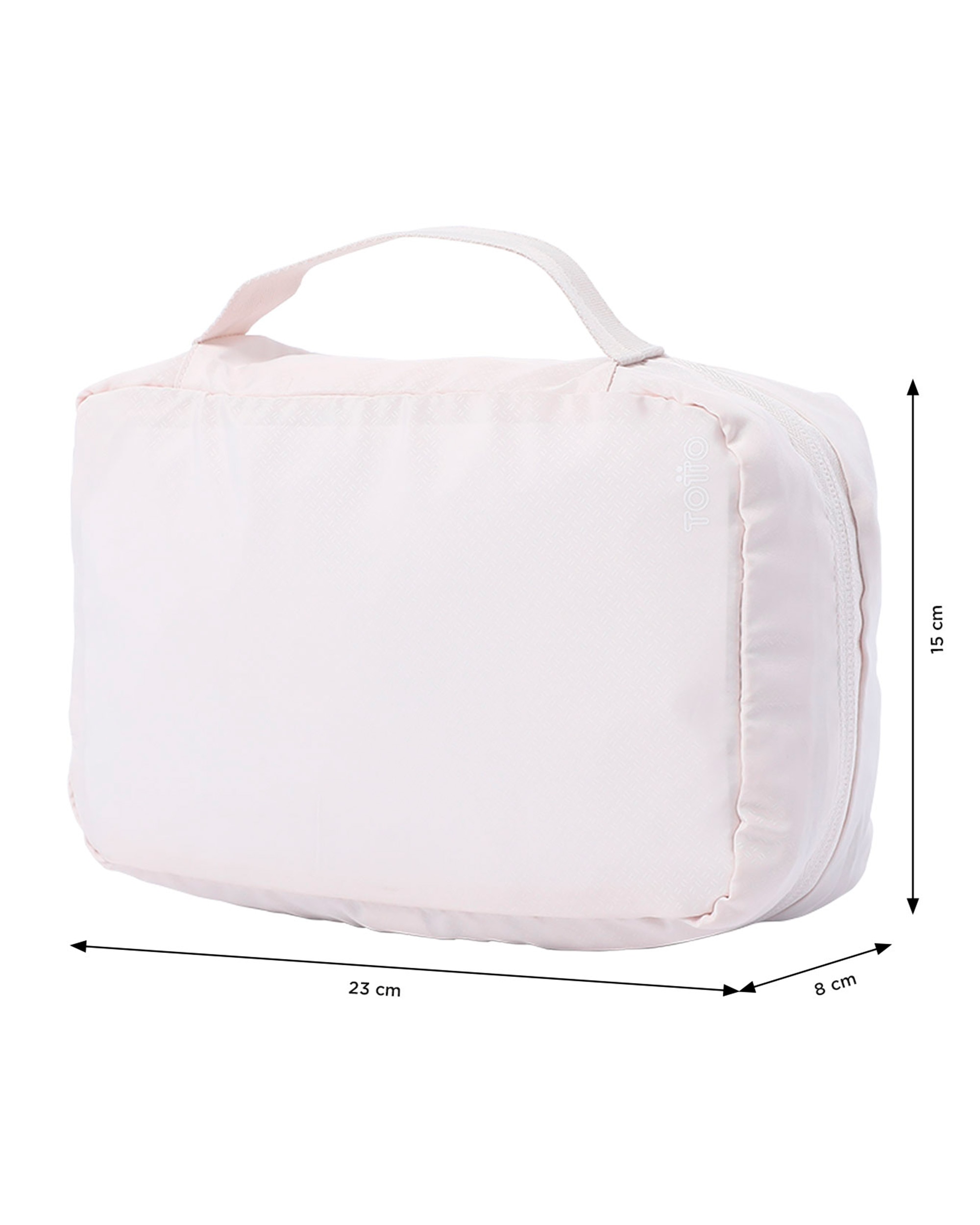 Organizador de baño All In para viaje White Sand con capacidad 3 L - Totto - Beige Beige-2