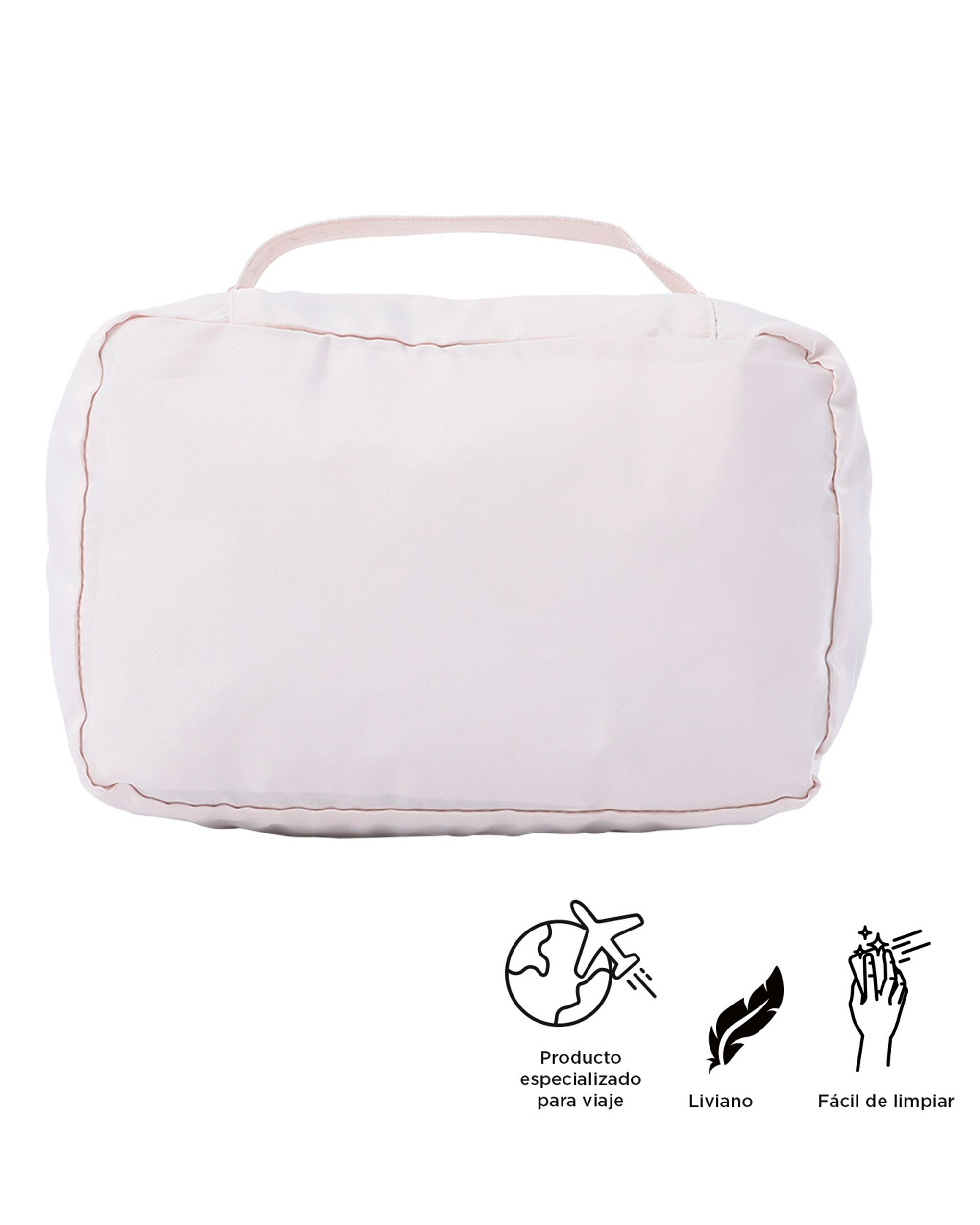 Organizador de baño All In para viaje White Sand con capacidad 3 L - Totto - Beige Beige-4
