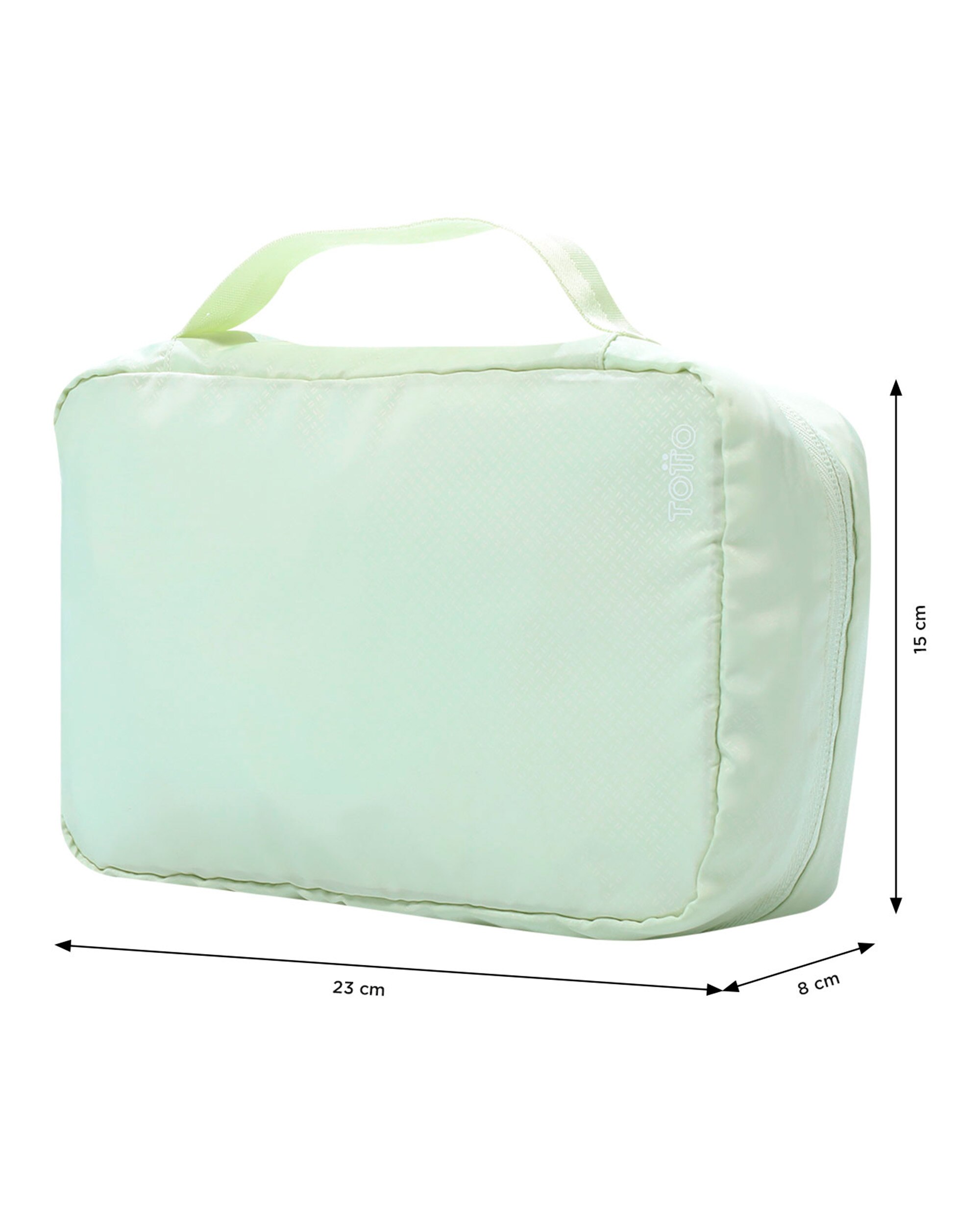 Organizador de baño All In para viaje White Sand con capacidad 3 L - Totto - Verde claro Verde claro-2