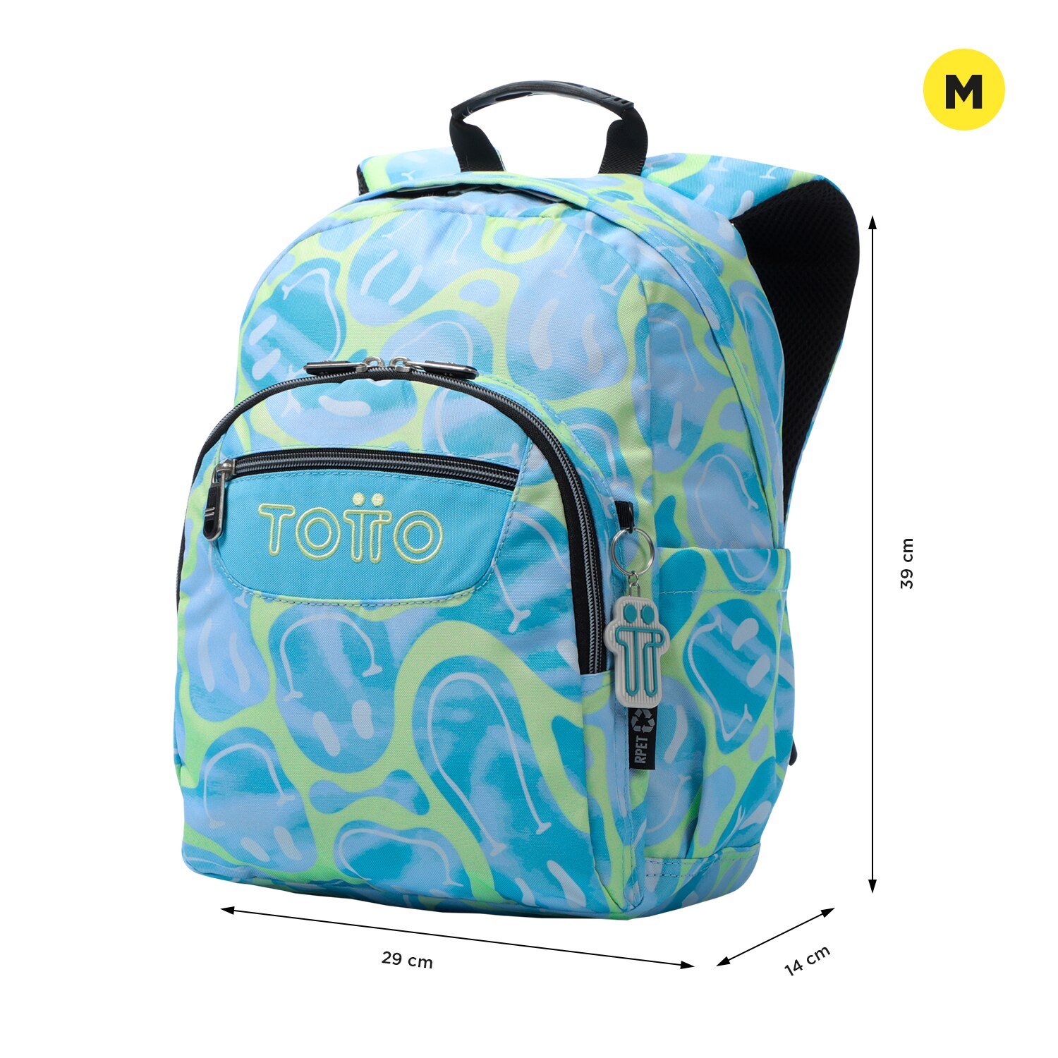 Mochila Totto Gommas escolar pequena color azul Happy Flow Totto El Corte Ingles