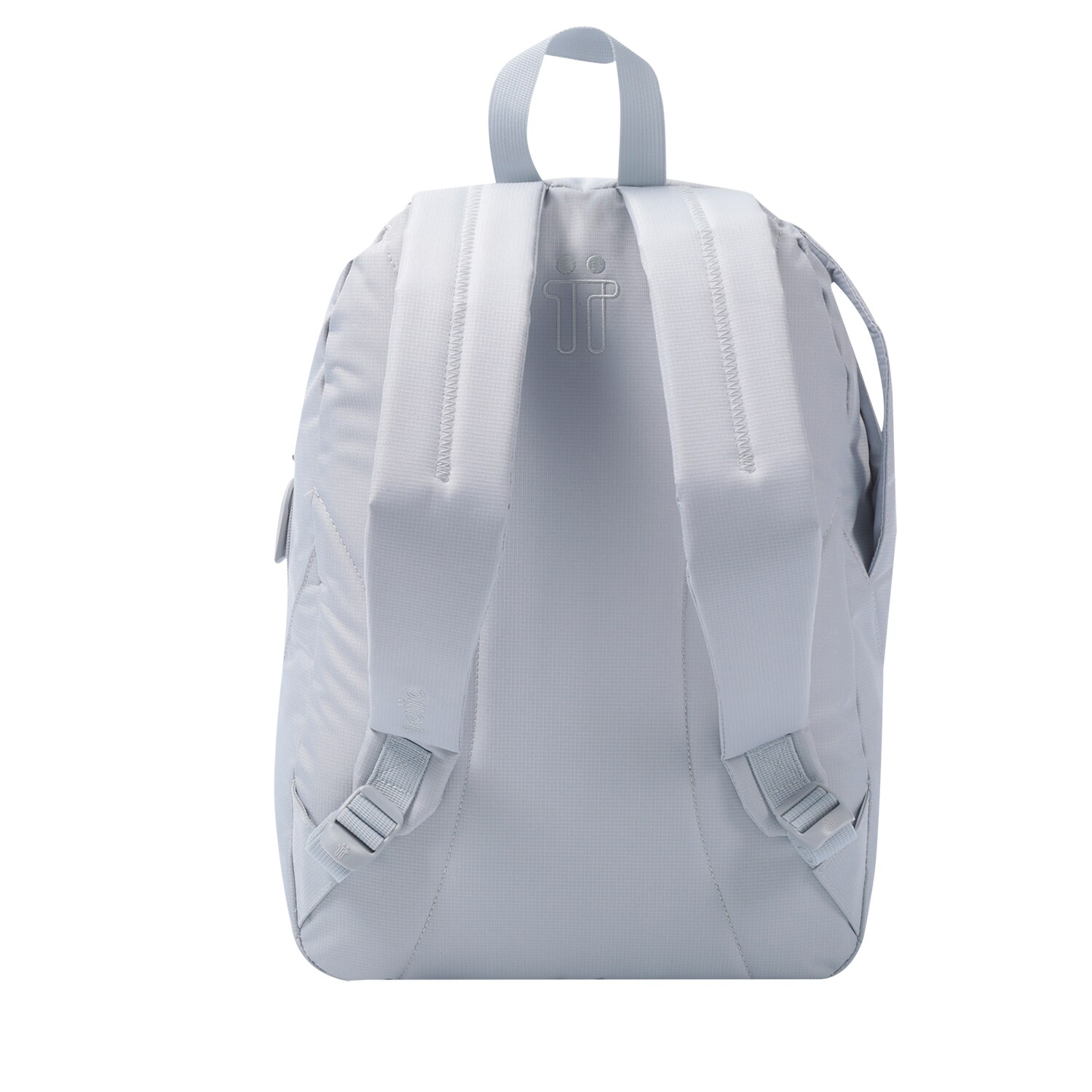 Mochila urbana totto omettto con organizador interior y tejido resistente Gris claro-3