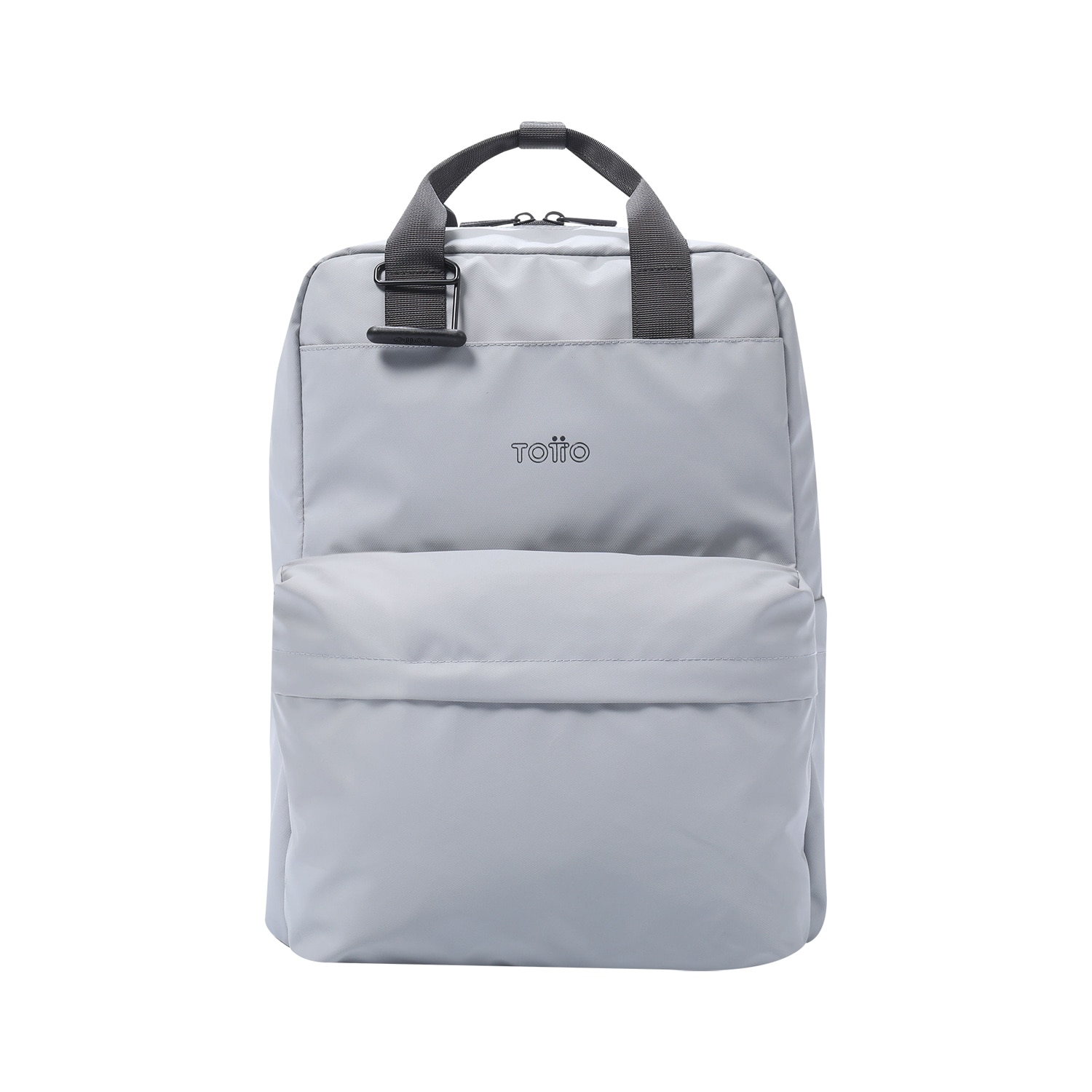 Mochila Totto Billy urbana color gris Micro Chip.