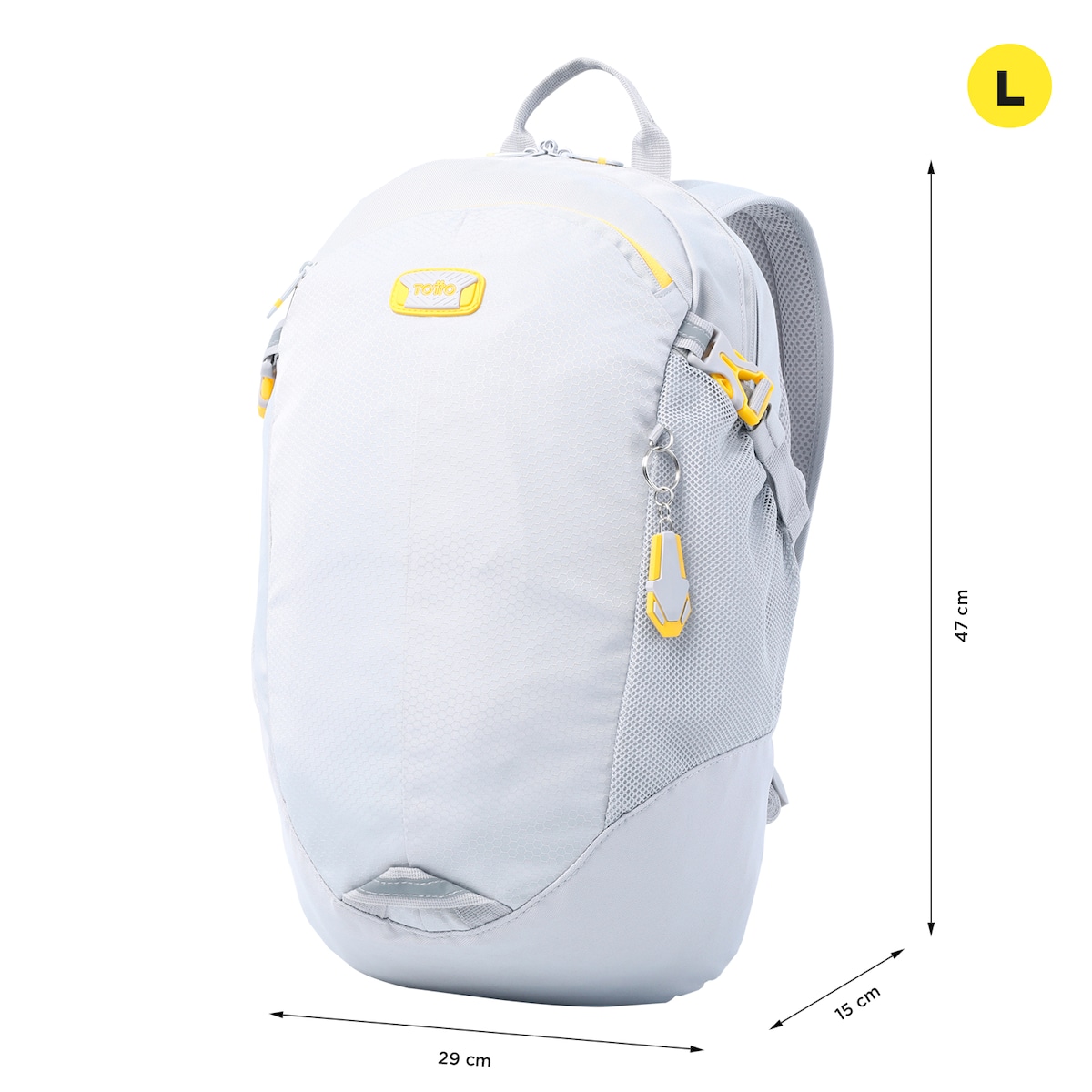 Mochila Totto Deportto para portátil de 14" Micro Chip Gris-2