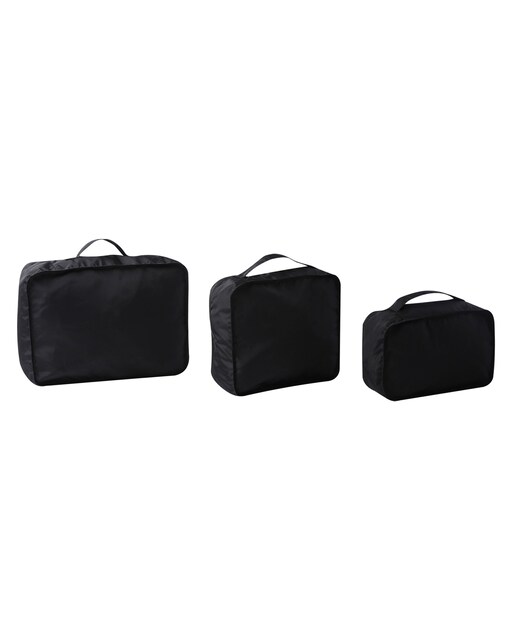 Imagen 0 de Organizador de viaje Packing Cube X6 negro   con capacidad 8 litros