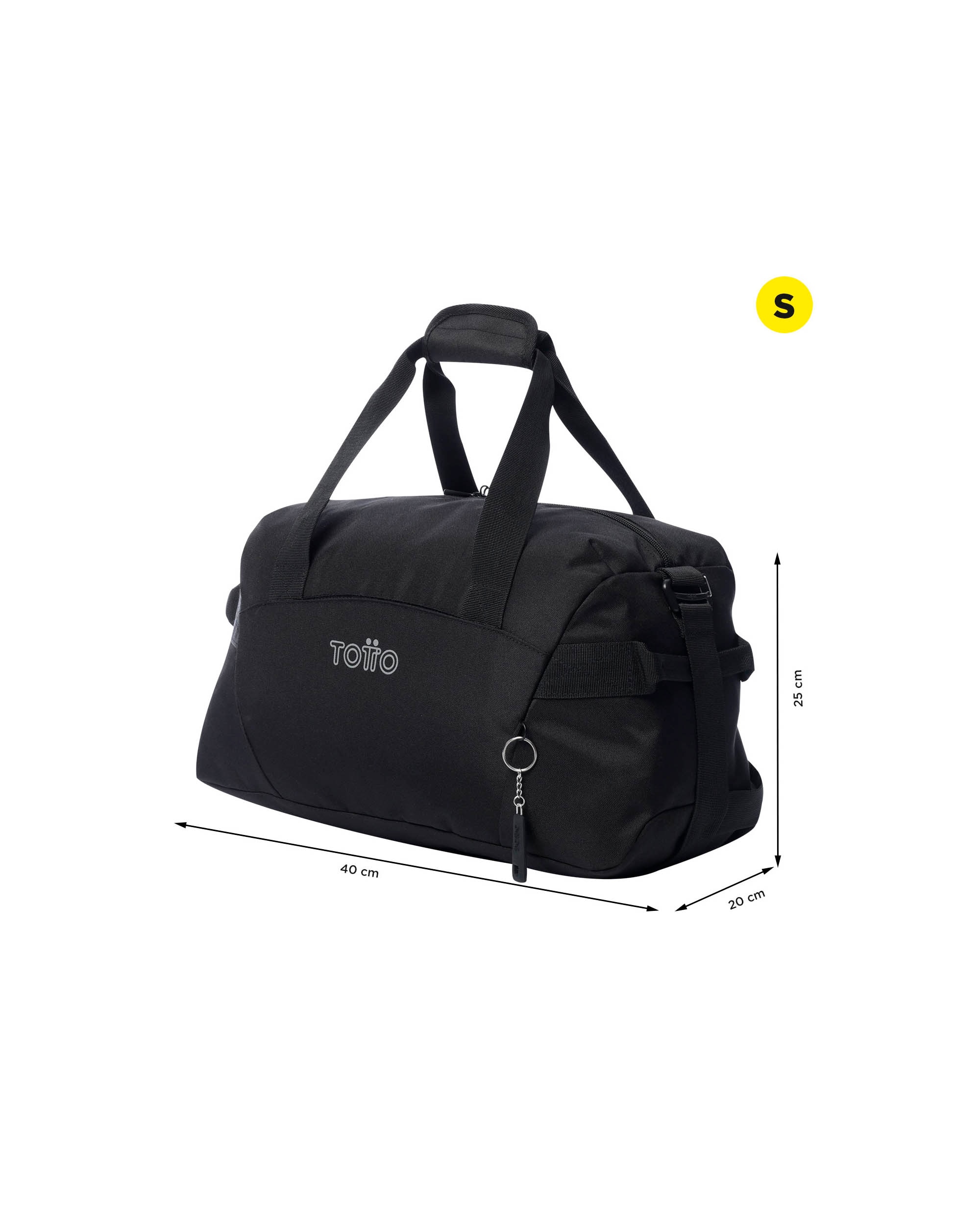 Bolsa Active Pro S Montana Grape pequeña blanda con capacidad 20 L - Totto - Negro Negro-2