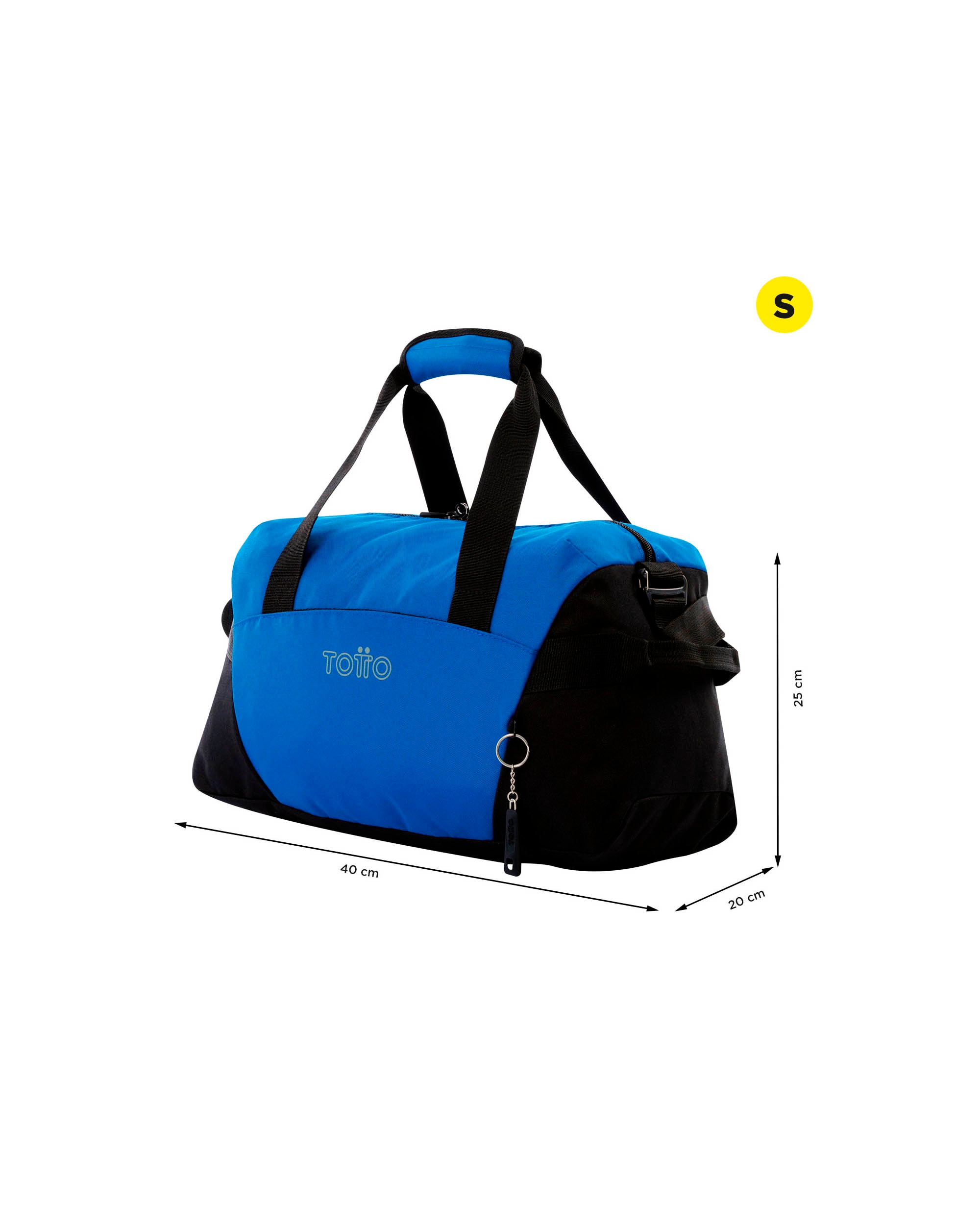 Bolsa Active Pro S Montana Grape pequeña blanda con capacidad 20 L - Totto - Azul / Negro Azul / Negro-2