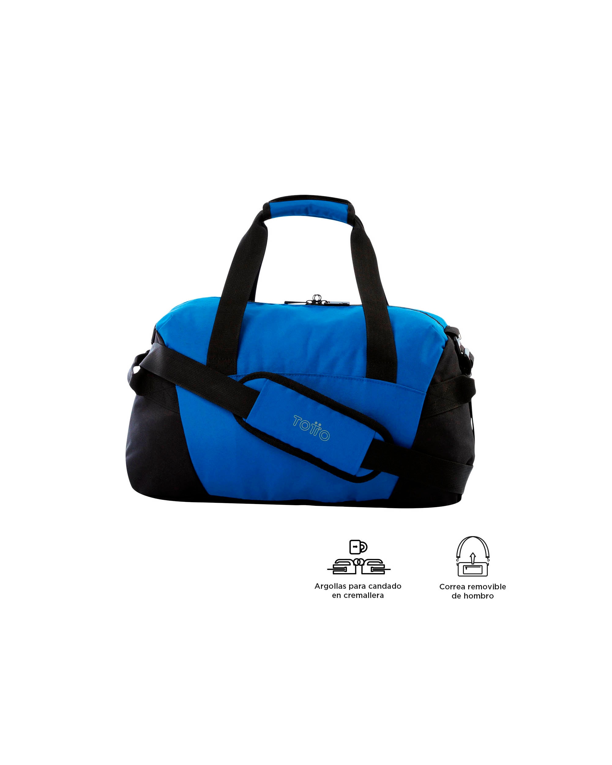 Bolsa Active Pro S Montana Grape pequeña blanda con capacidad 20 L - Totto - Azul / Negro Azul / Negro-4