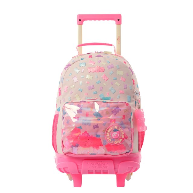 Mochila Totto Ruedas Gummy Bear M Primaria 23.26L 29.5 x 41.5 x 19