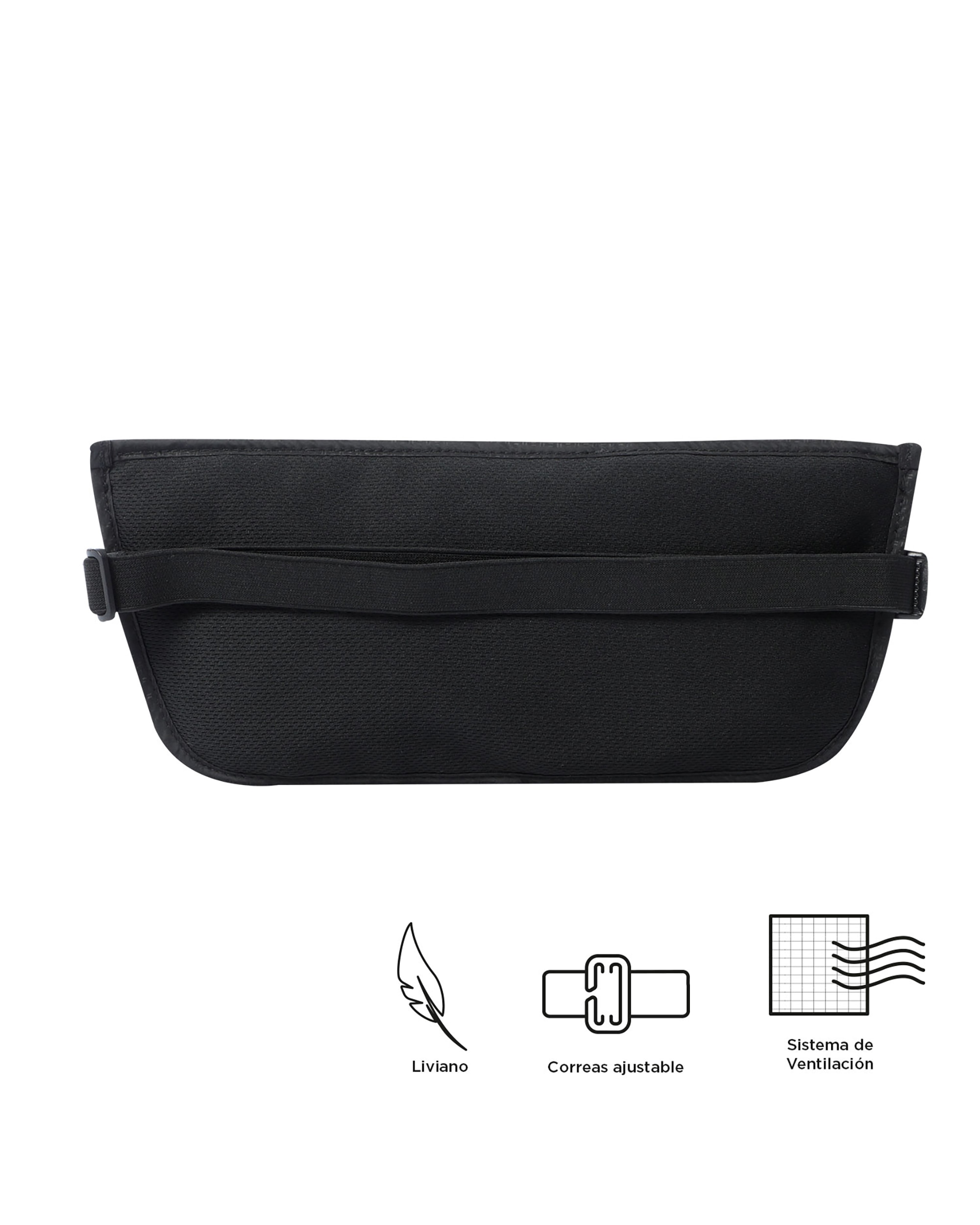 Riñonera pequeña Security Black - Totto - Negro Negro-2