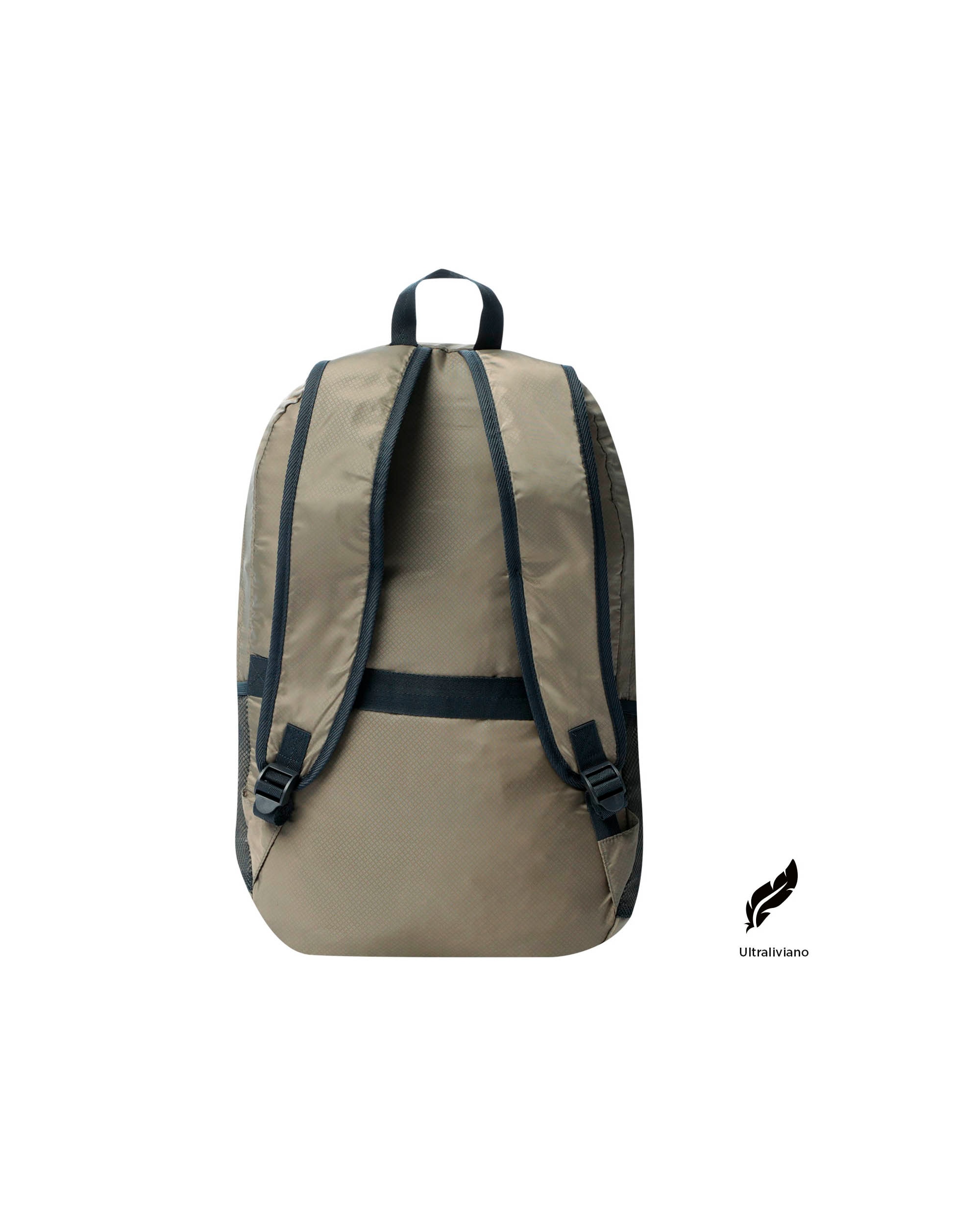 Mochila plegable Syncro Desert Taupe blanda con capacidad 22 L - Totto - Marrón piedra Marrón piedra-6