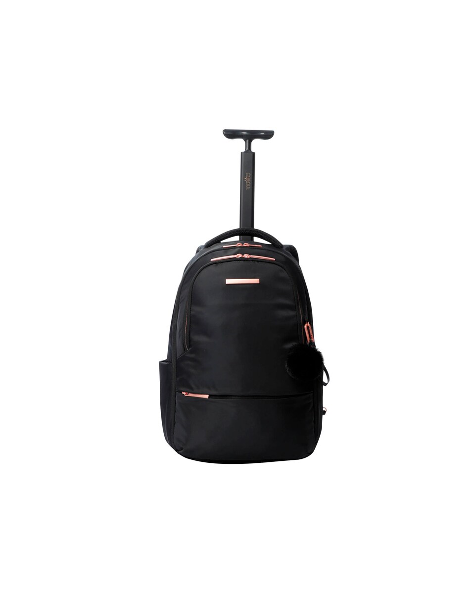 Mochila con ruedas Trolley Black blanda con capacidad 22 L · Totto