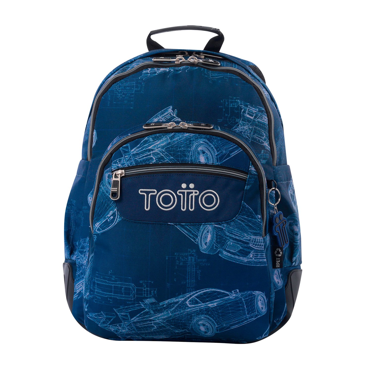 Mochila Totto Rayol Blueprint Primaria PC 14 19.59L 33 x 44 x 13.5.