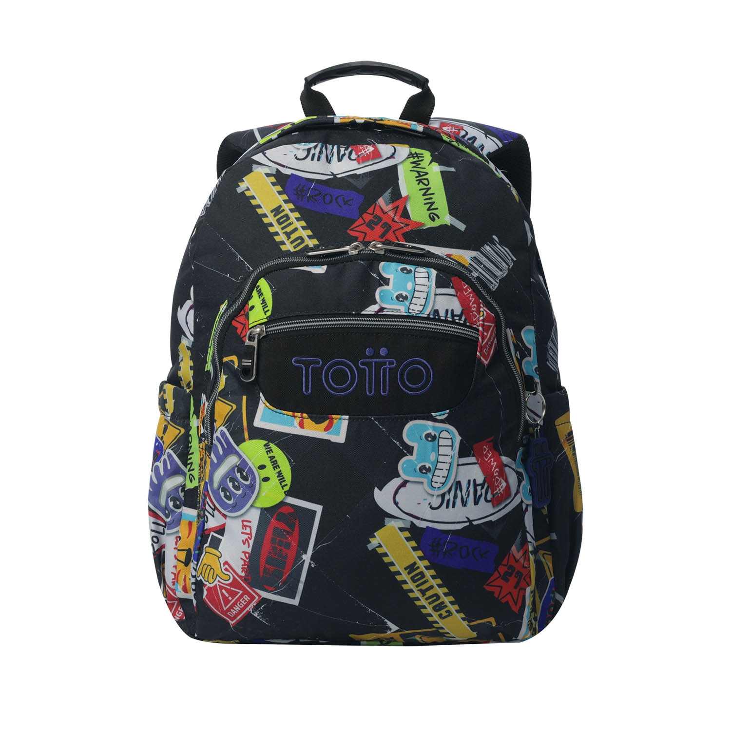 Imagen 0 de Mochila escolar totto acuareles sticky para portátil de 14” y adaptable a carro