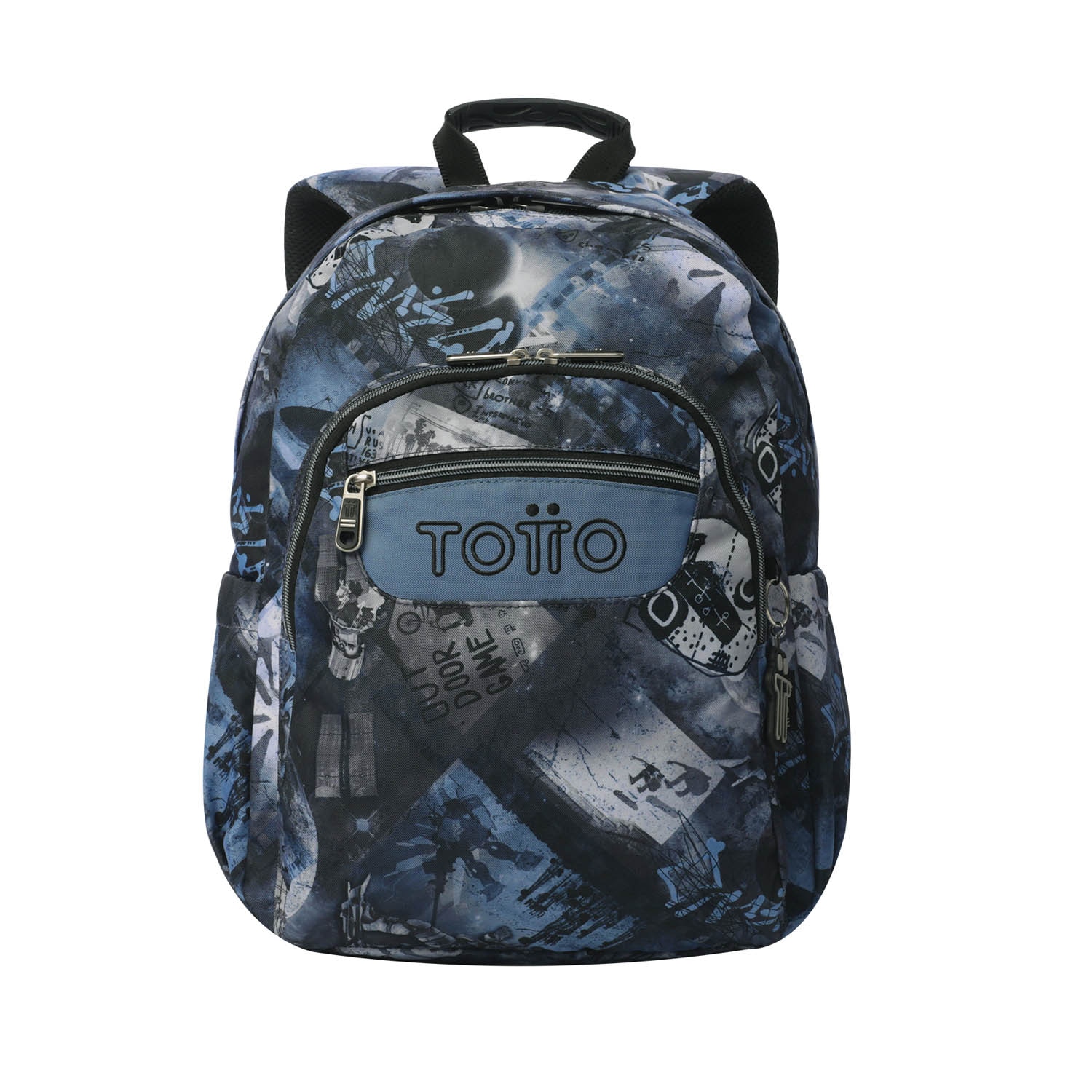 Imagen 0 de Mochila escolar totto acuareles film para portátil de 14” y adaptable a carro