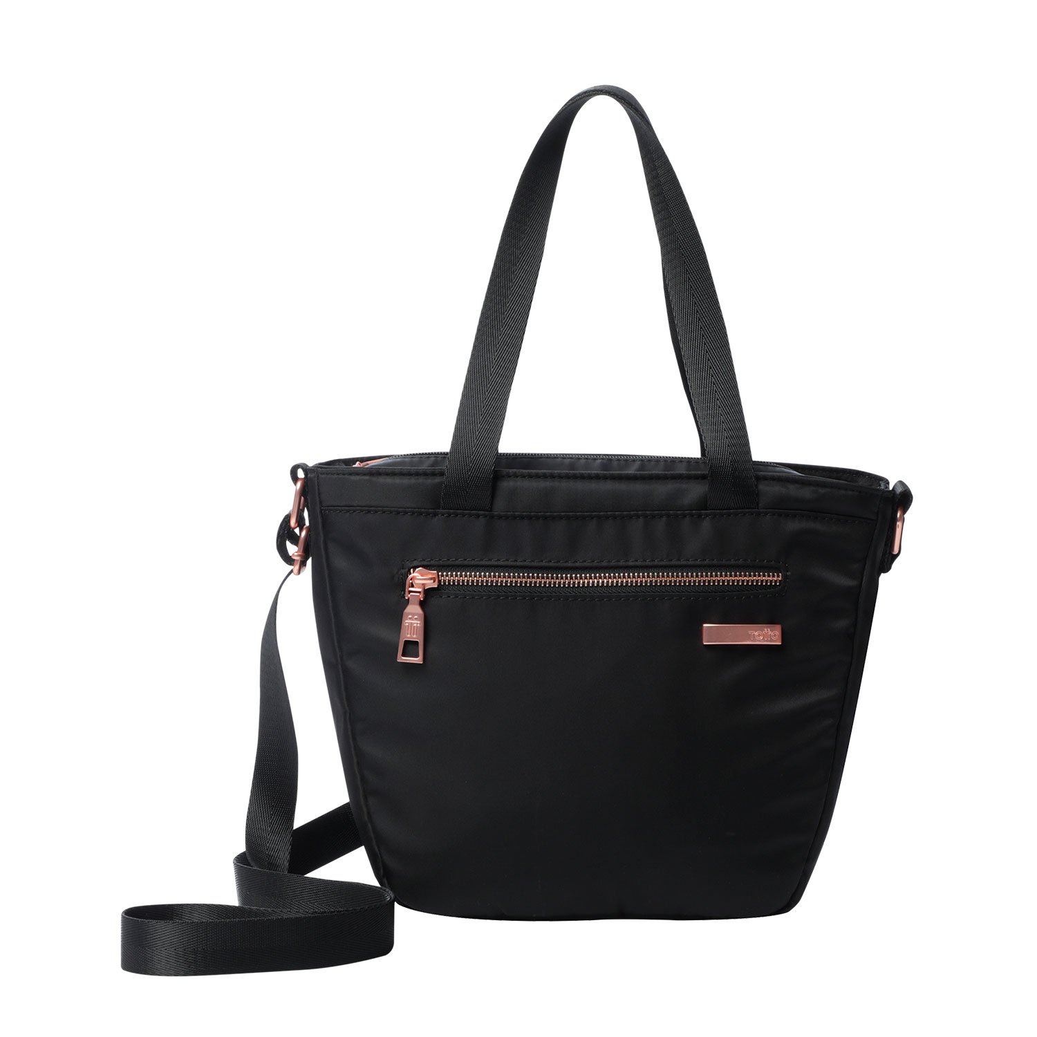 Portameriendas Totto Pasiflora Black Urban 27 x 21 x 13.
