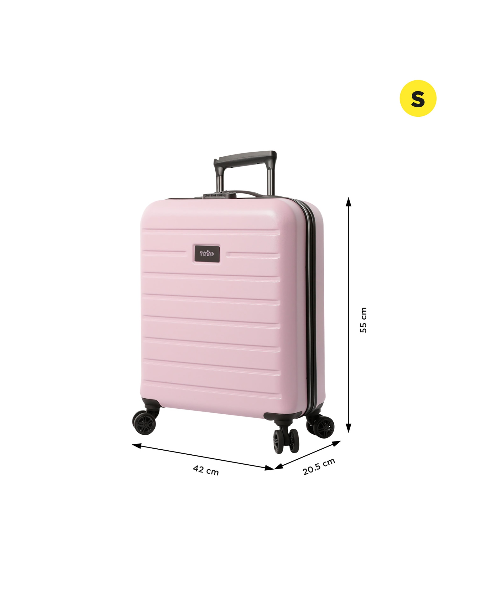 Maleta underseater Harbor S con capacidad 38 L - Totto - Rosa Rosa-3