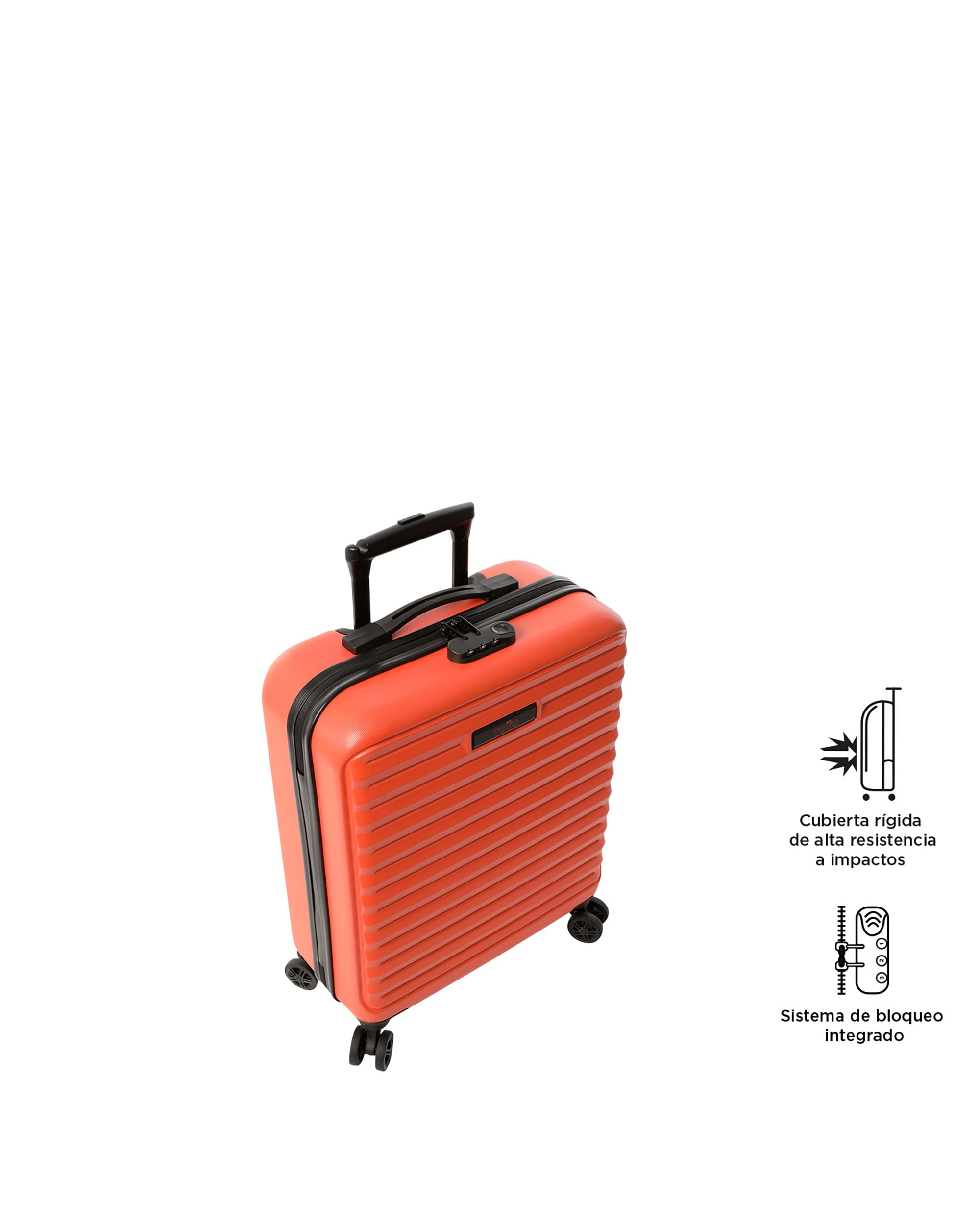 Imagen 6 de Maleta underseater Helios S rígida con capacidad 38 L - Totto - Naranja Naranja