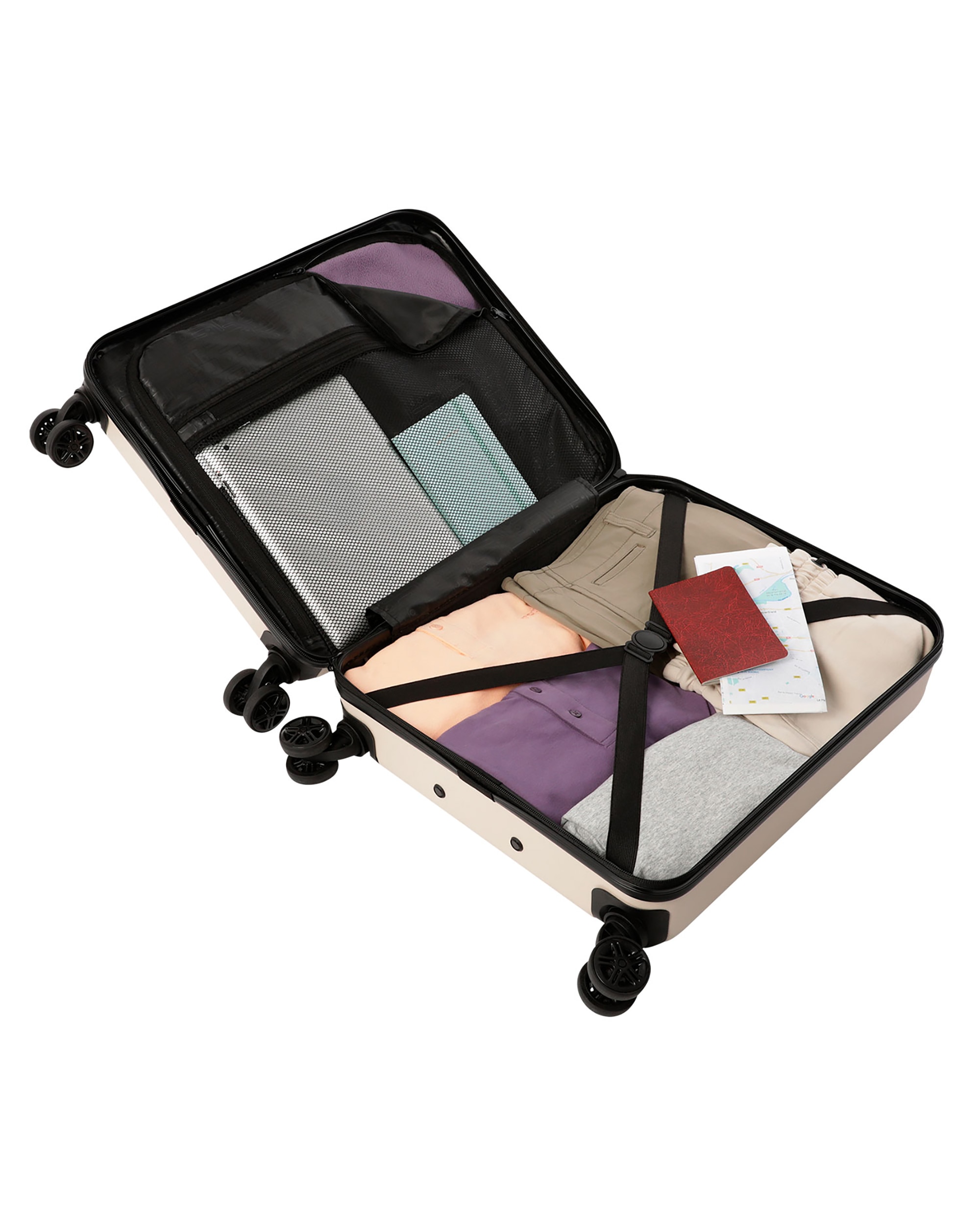 Imagen 4 de Maleta underseater Helios S rígida con capacidad 38 L - Totto - Beige Beige